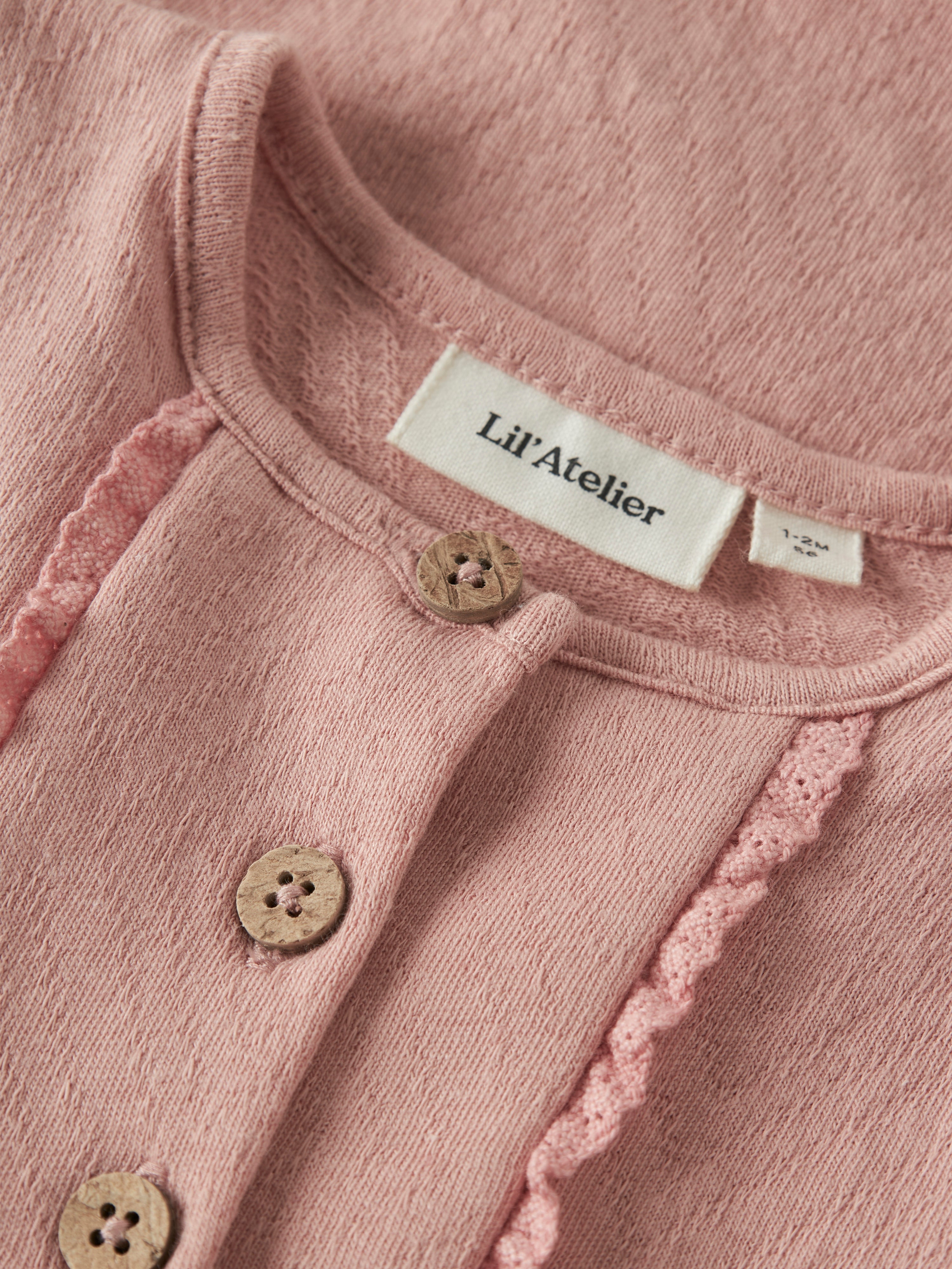 Lil Atelier Halina SS Body - Rose Tan