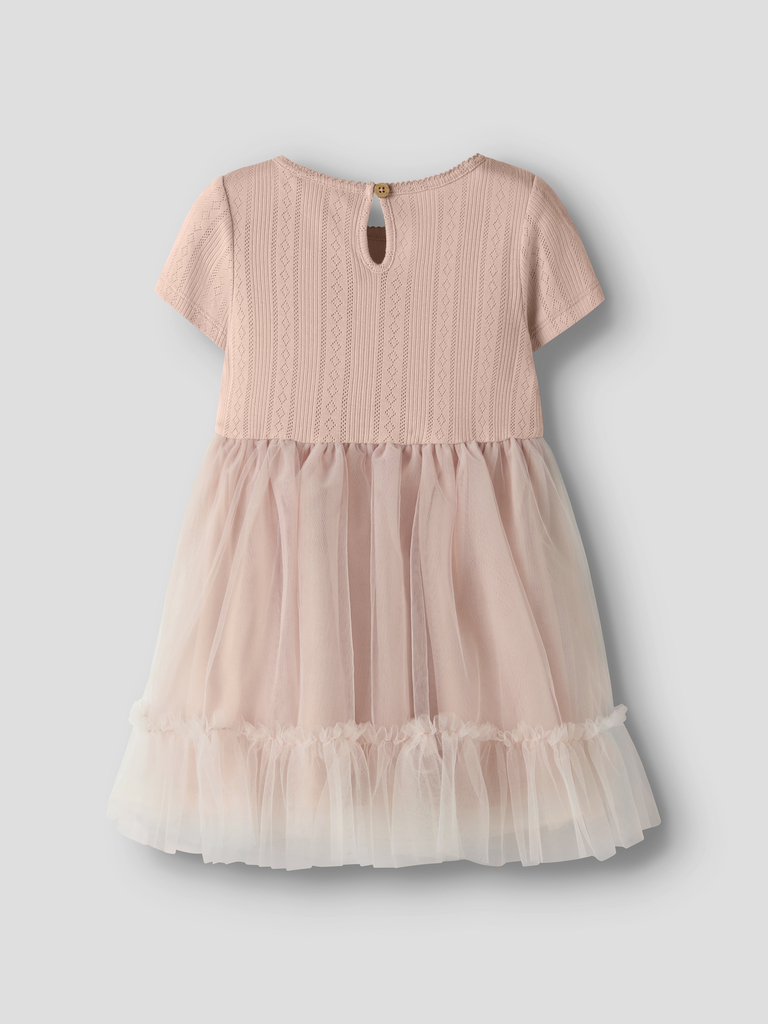 Lil Atelier Fanella SS Tulle Dress - Peach Whip
