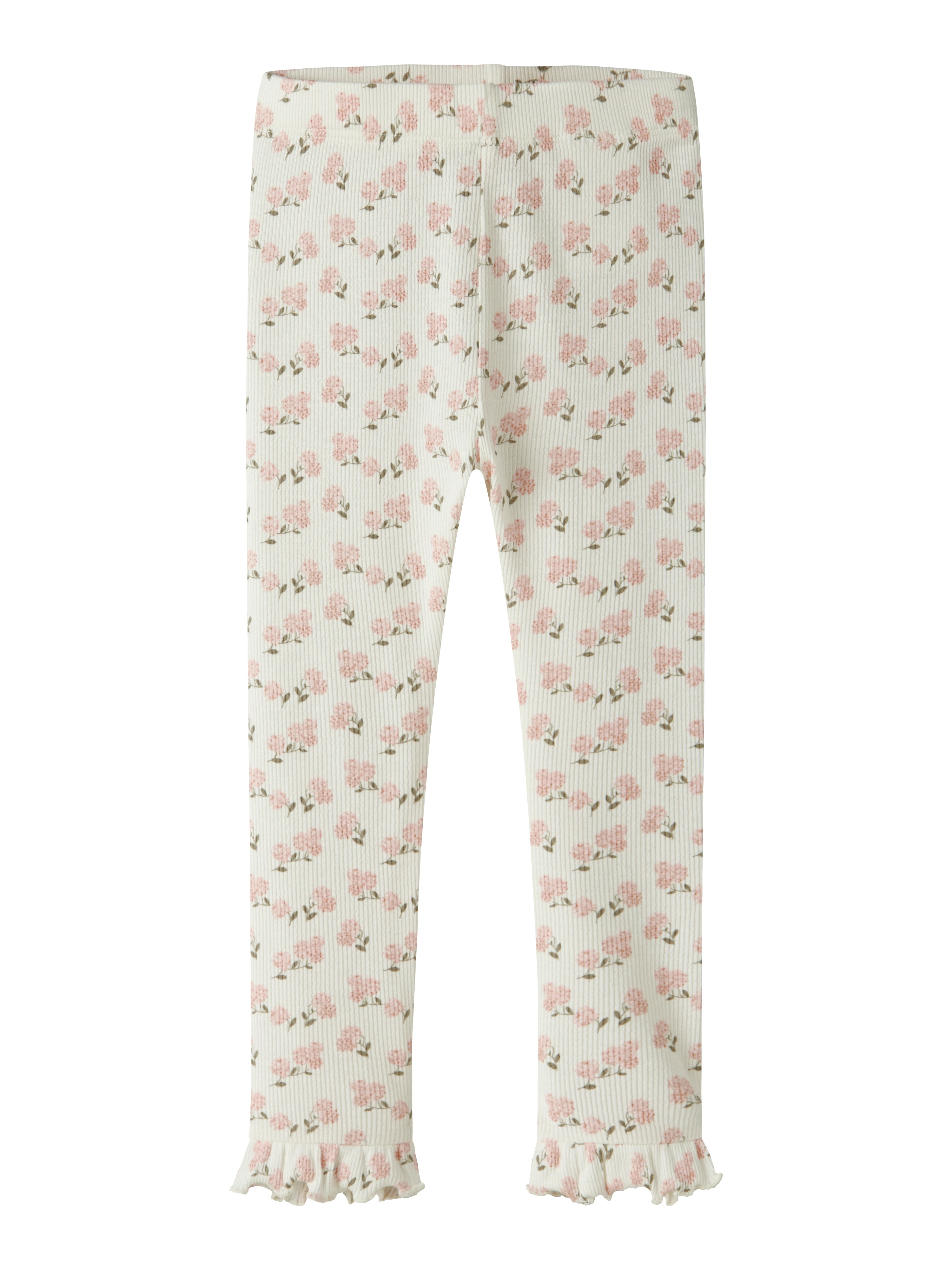 Lil Atelier Gago Kna Slim Leggings - Coconut Milk/Hydrangea
