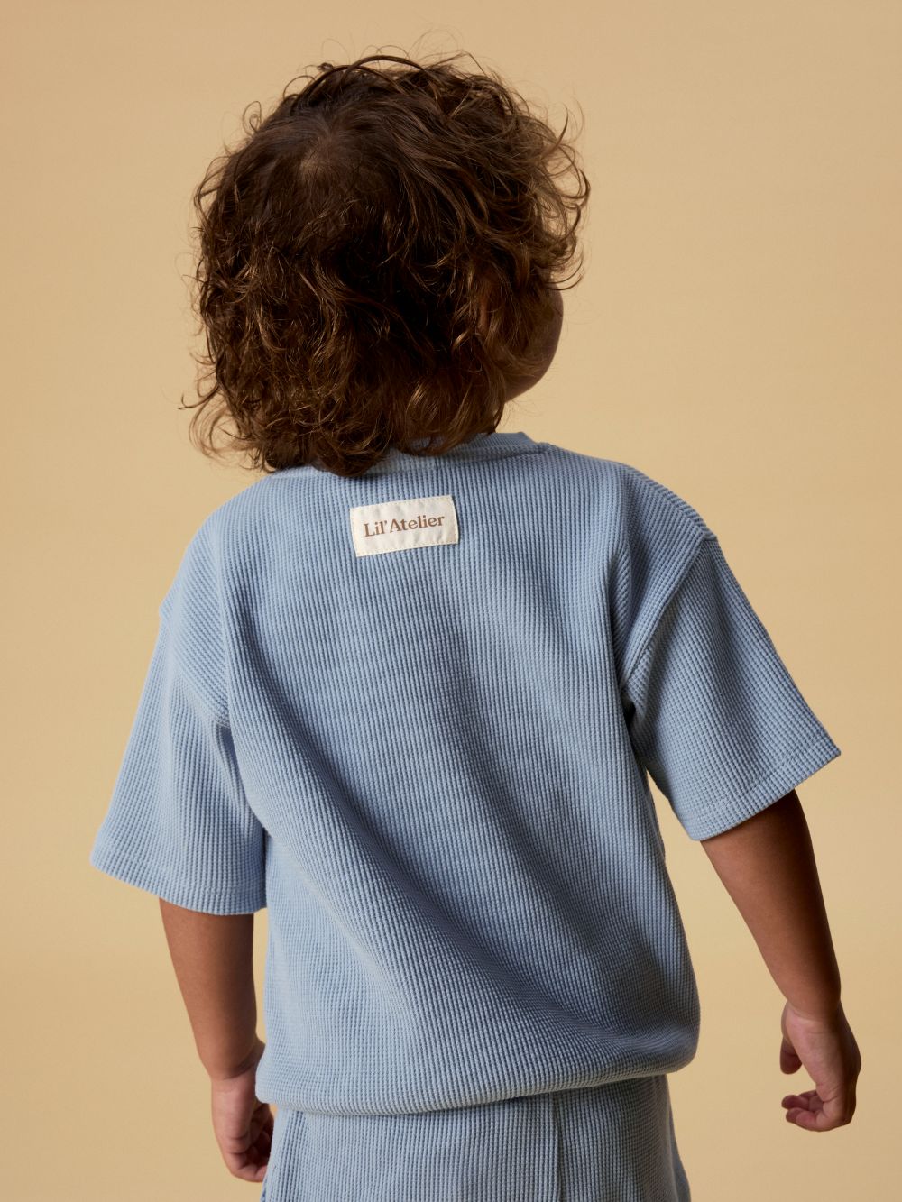Lil Atelier Harun - SS Loose Sweat - Dusty Blue