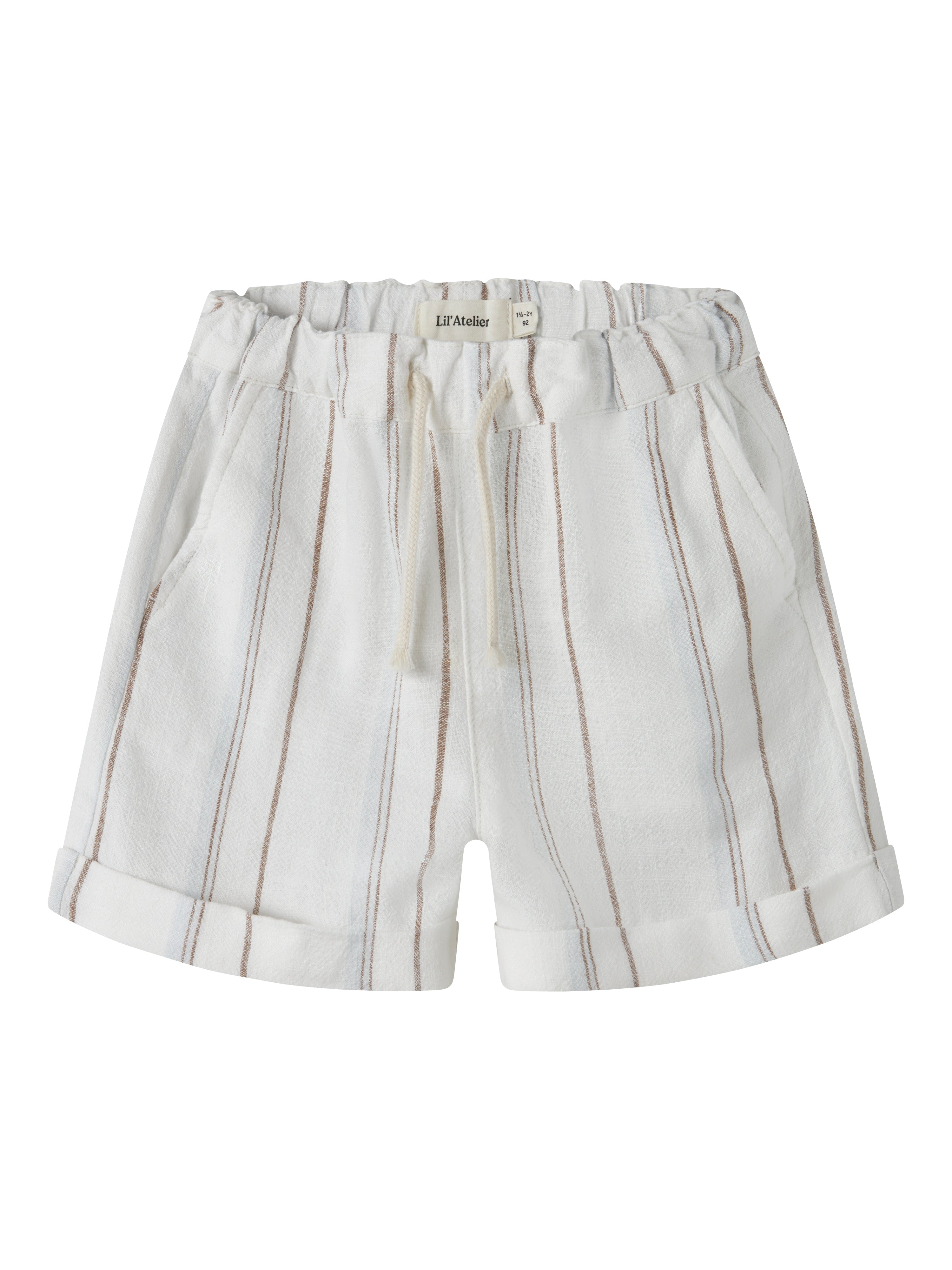Lil Atelier Jeran - Loose Shorts - Coconut Milk