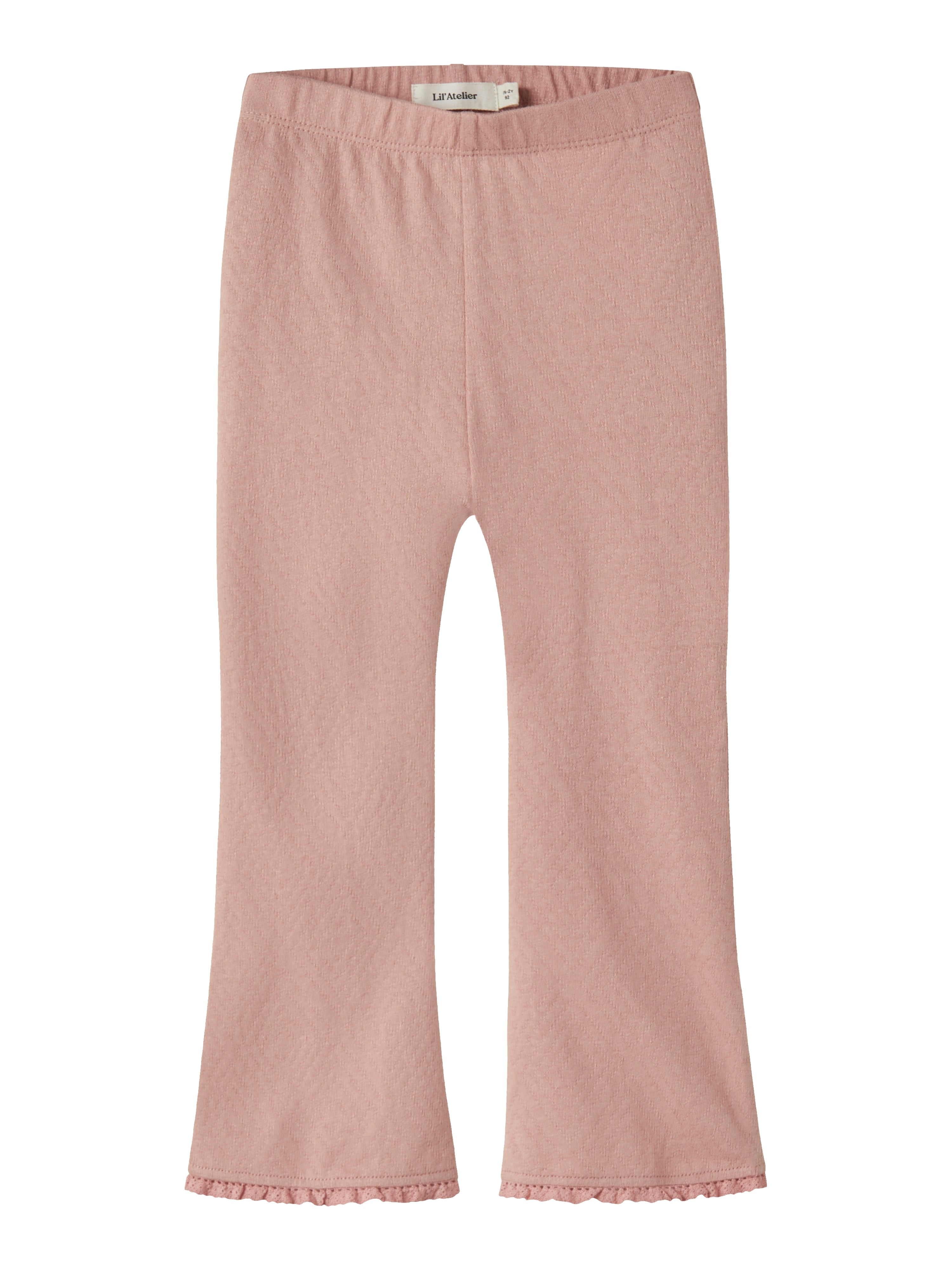 Lil Atelier Halina Bootcut Pants - Rose Tan