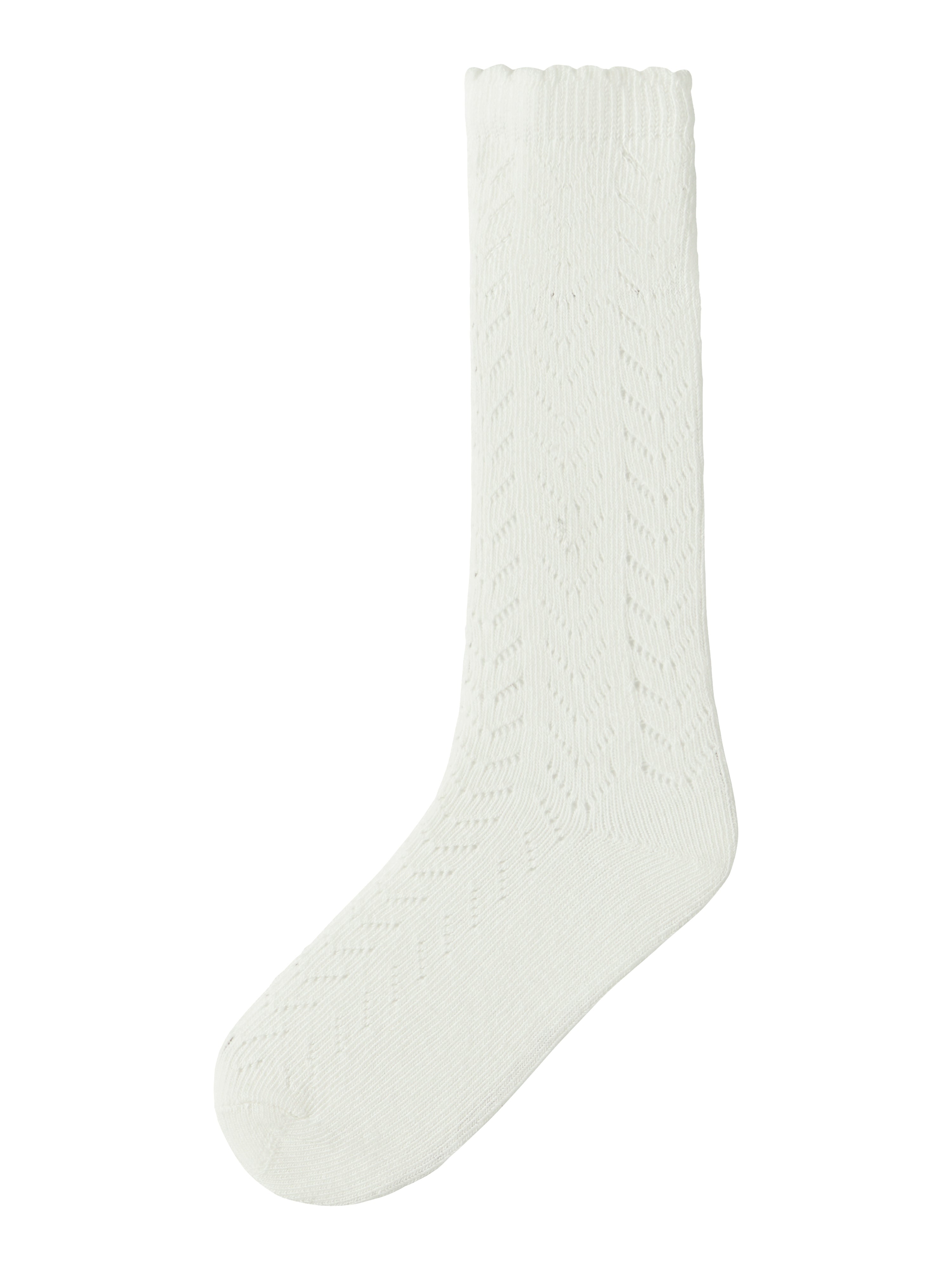 Lil Atelier Herda Knee Socks - Coconut Milk