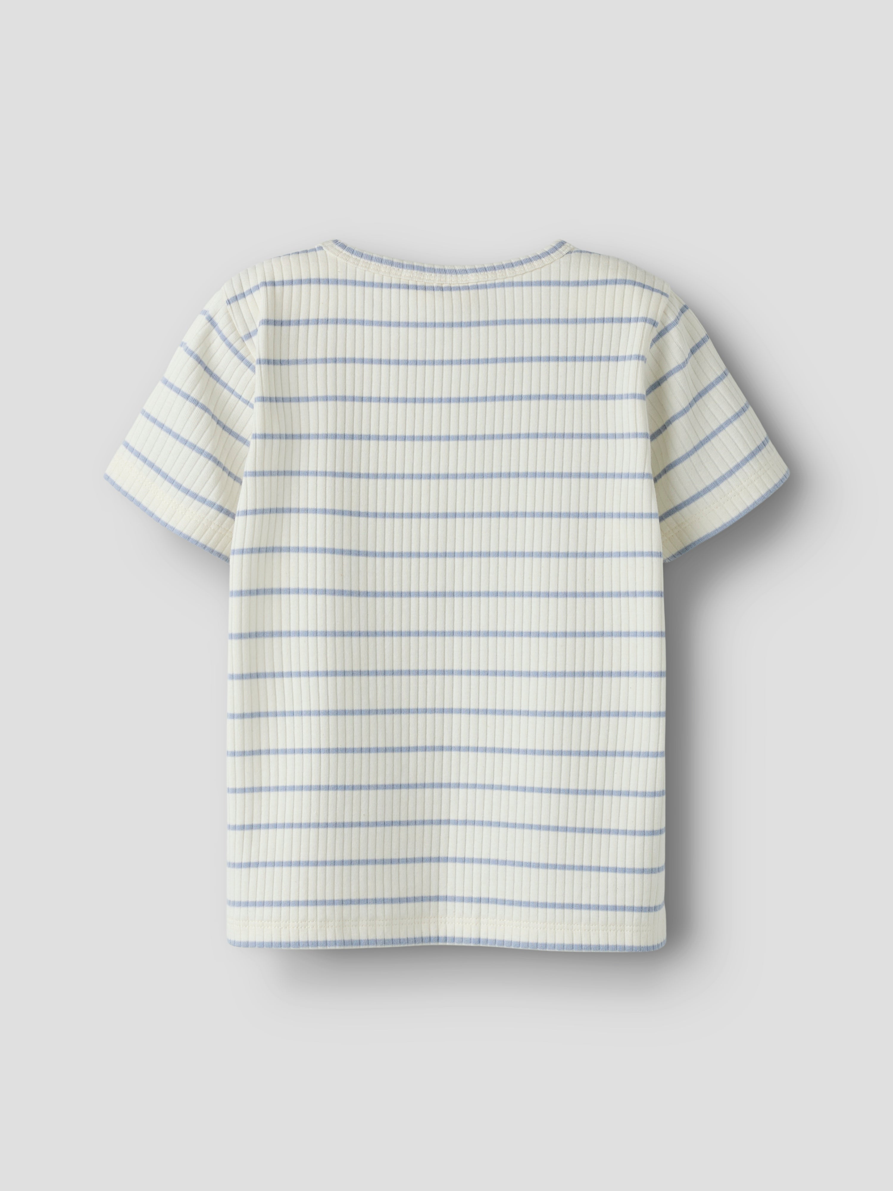 Lil Atelier Kail SS Top - Coconut Milk/Zen Blue