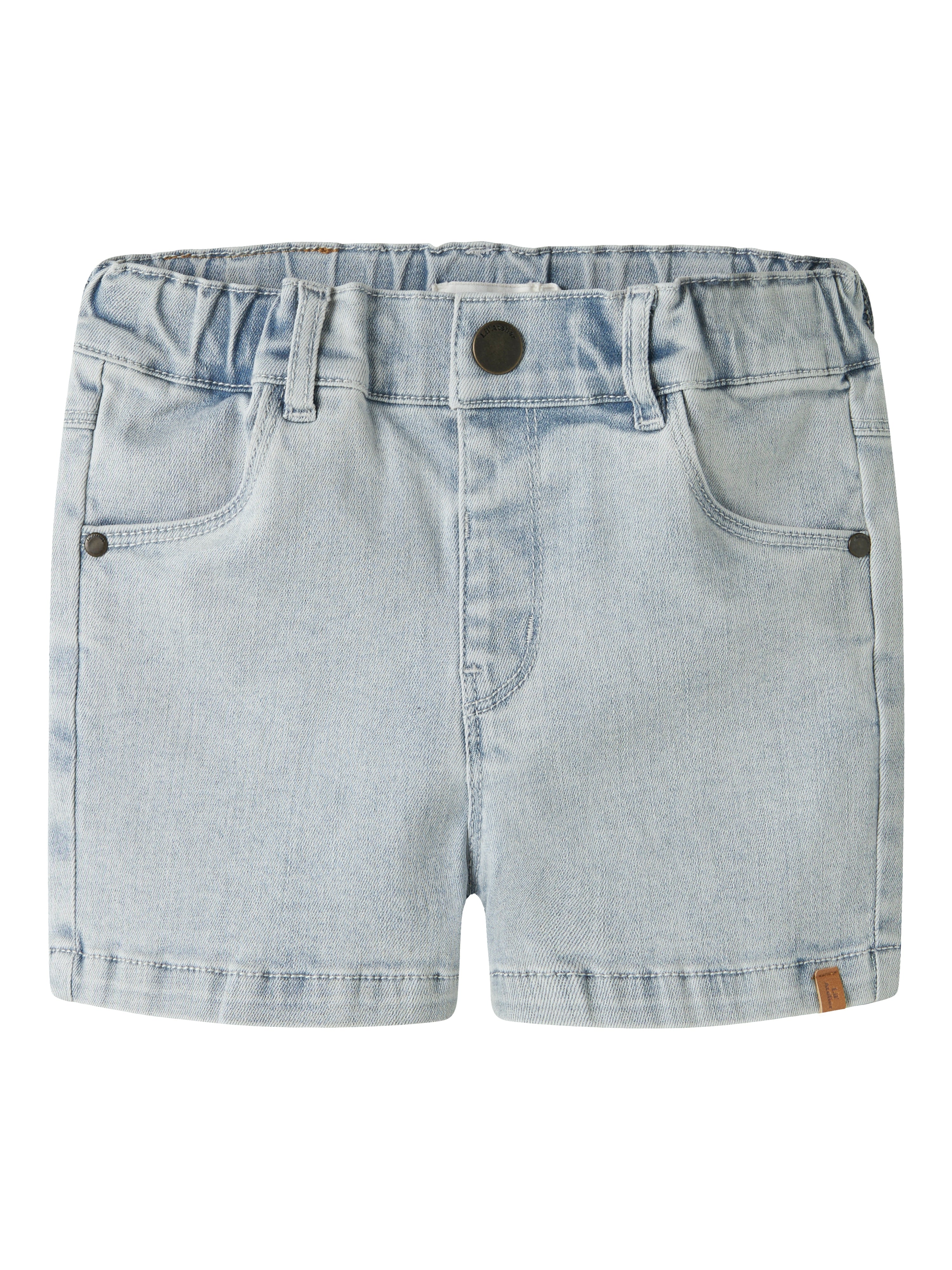 Lil Atelier Frances Shorts - Light Blue Denim