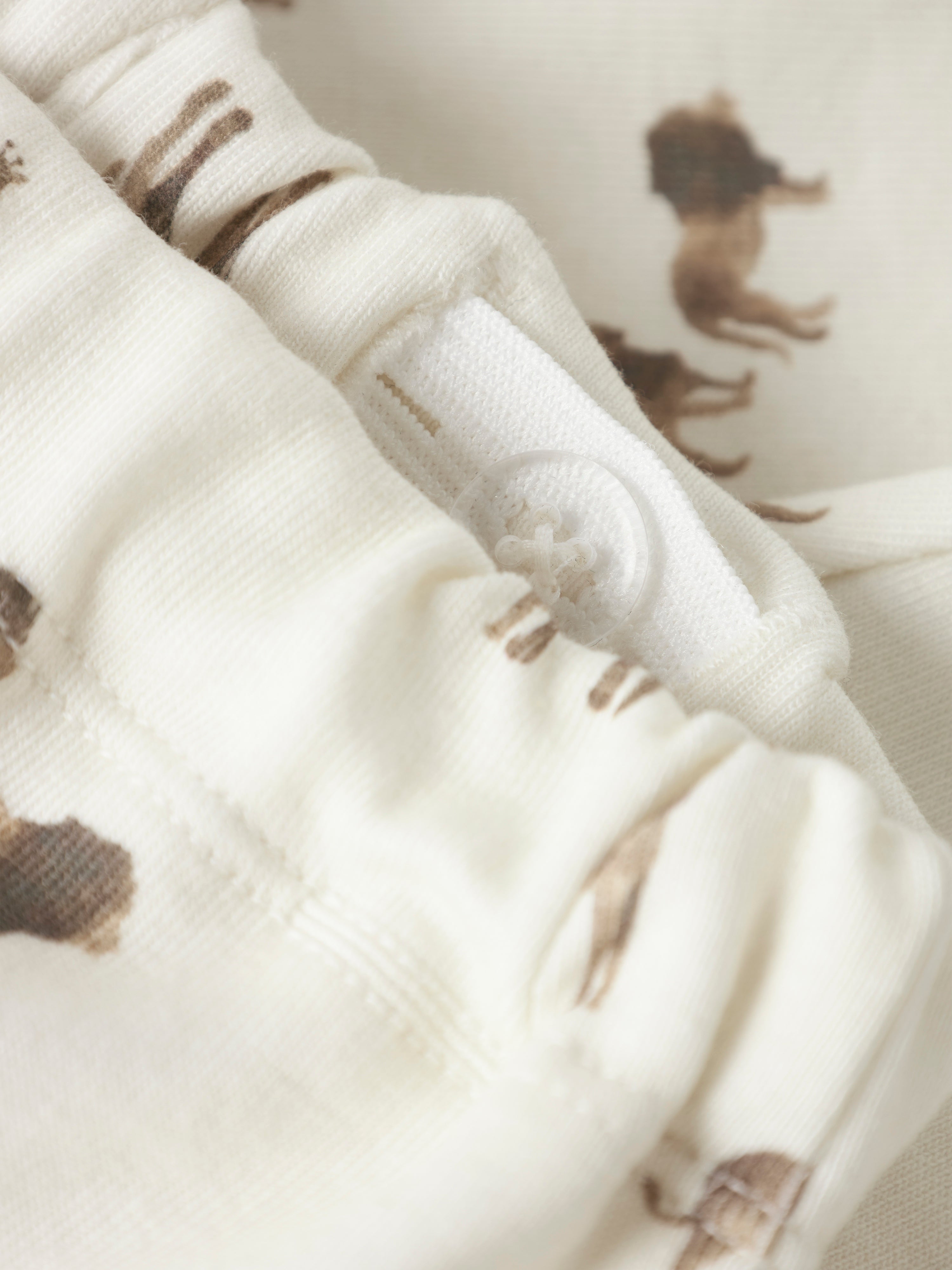 Lil Atelier Layo Geu Loose pants - Coconut Milk/Lion