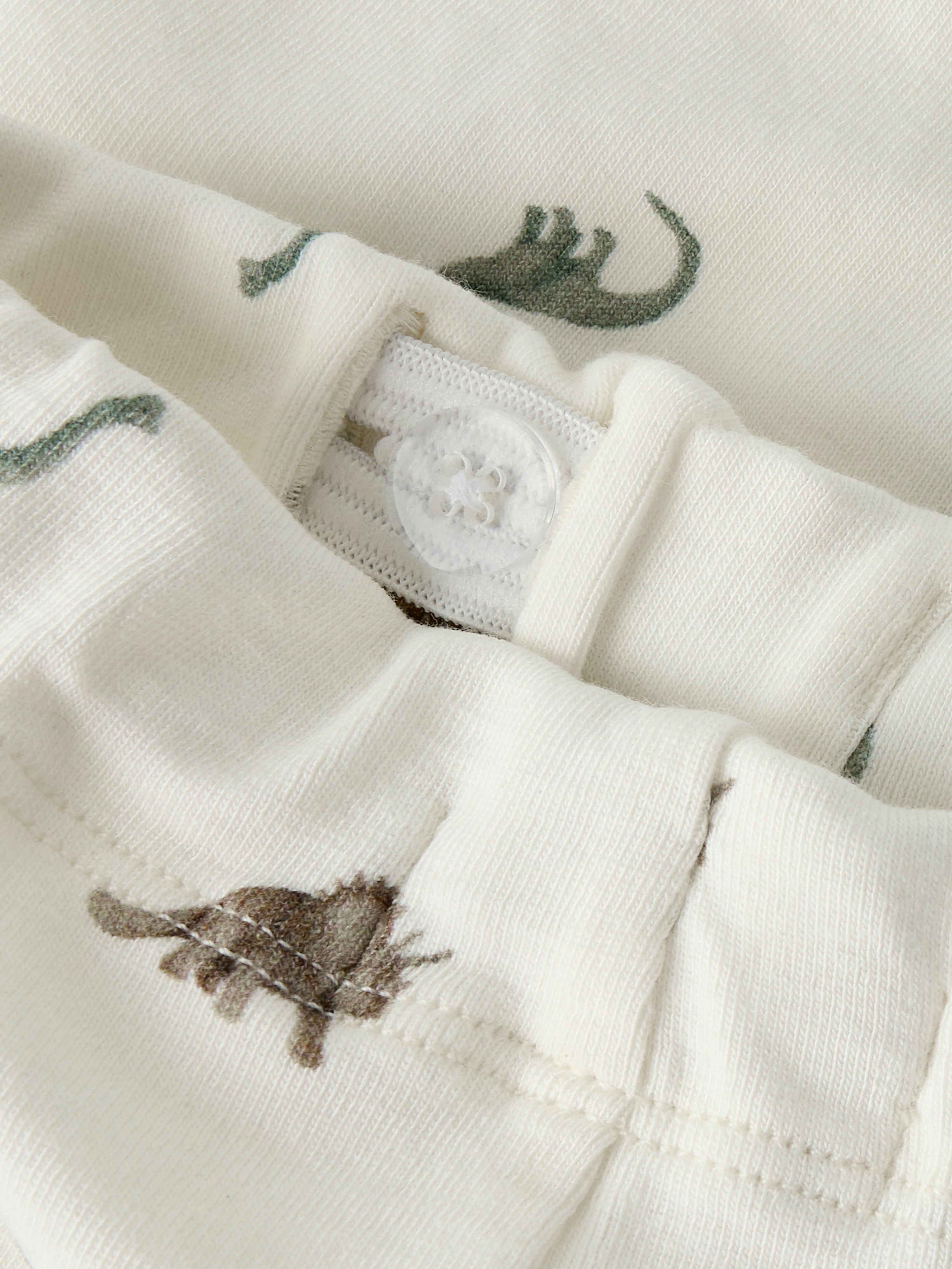 Lil Atelier Gayo Sak Pants - Coconut Milk/Dino