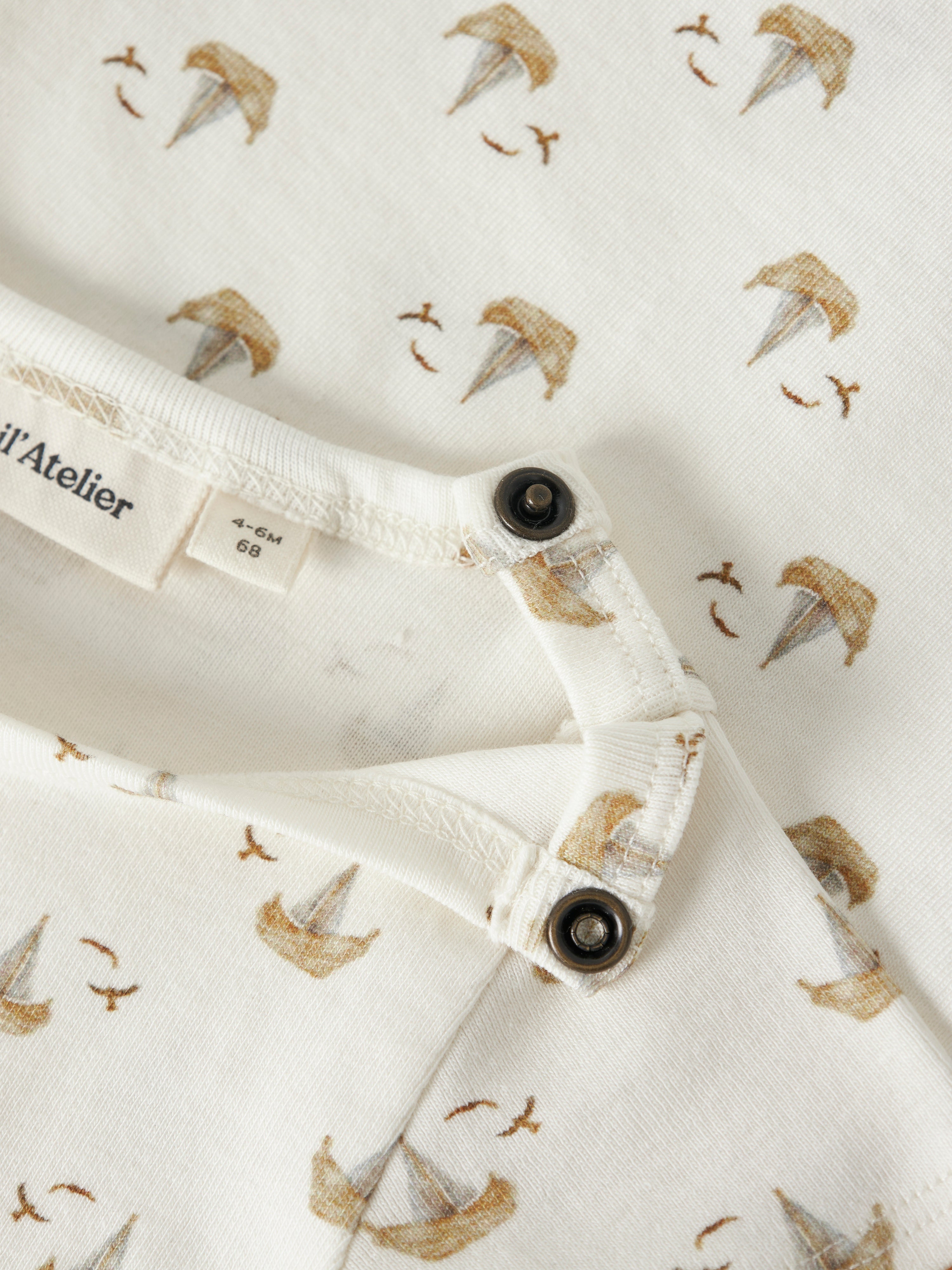 Lil Atelier Gayo - Sor SS Body - Coconut Milk/Boat