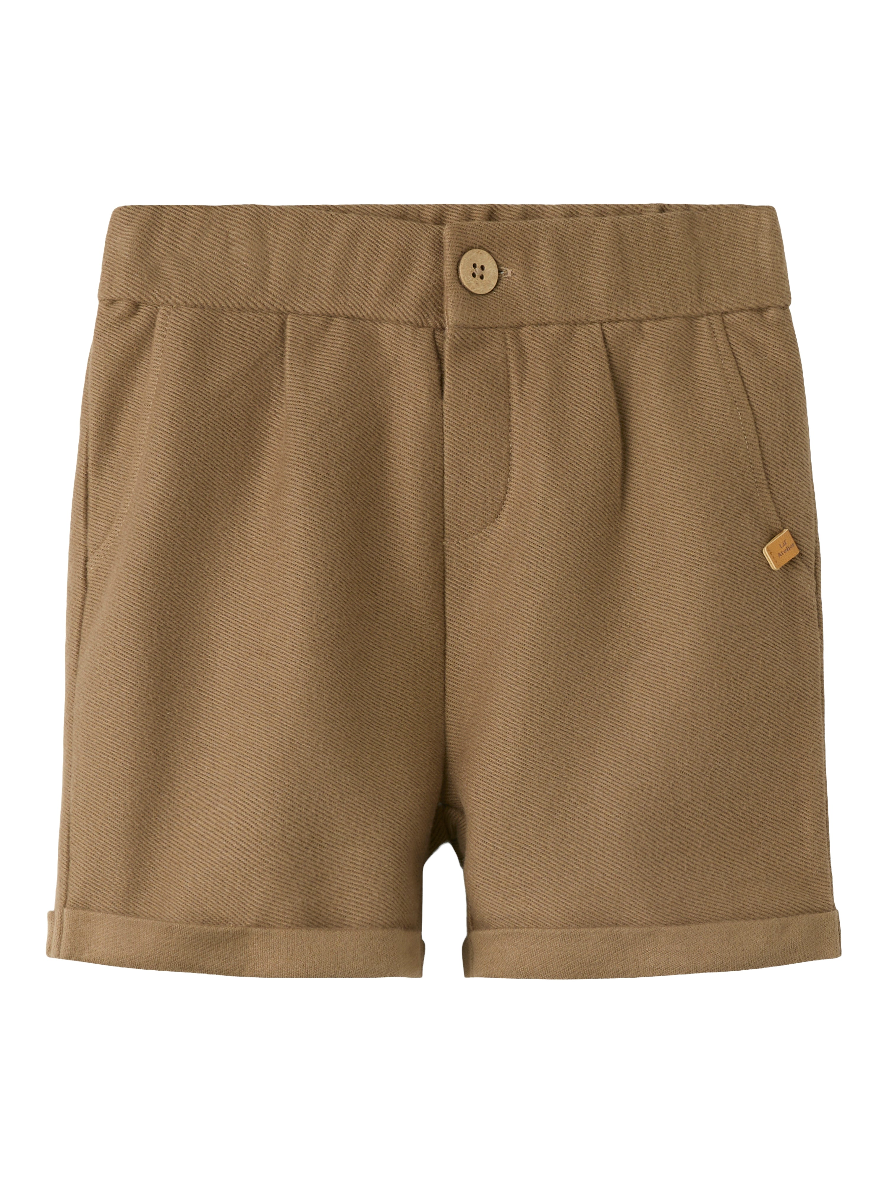 Lil Atelier Kaleo Fir Shorts - Shitake