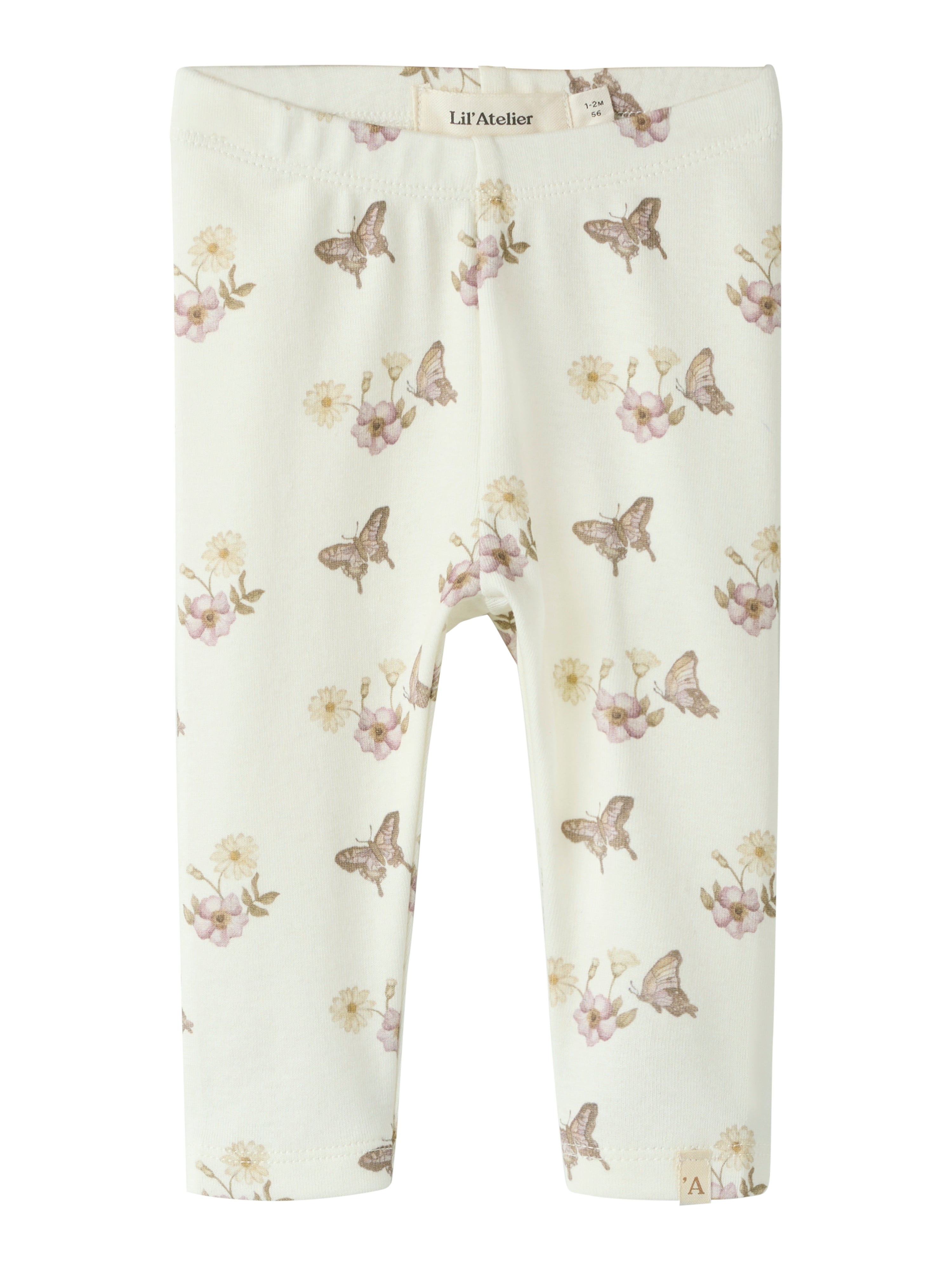 Lil Atelier Layo See Leggings - Coconut Milk/Flower