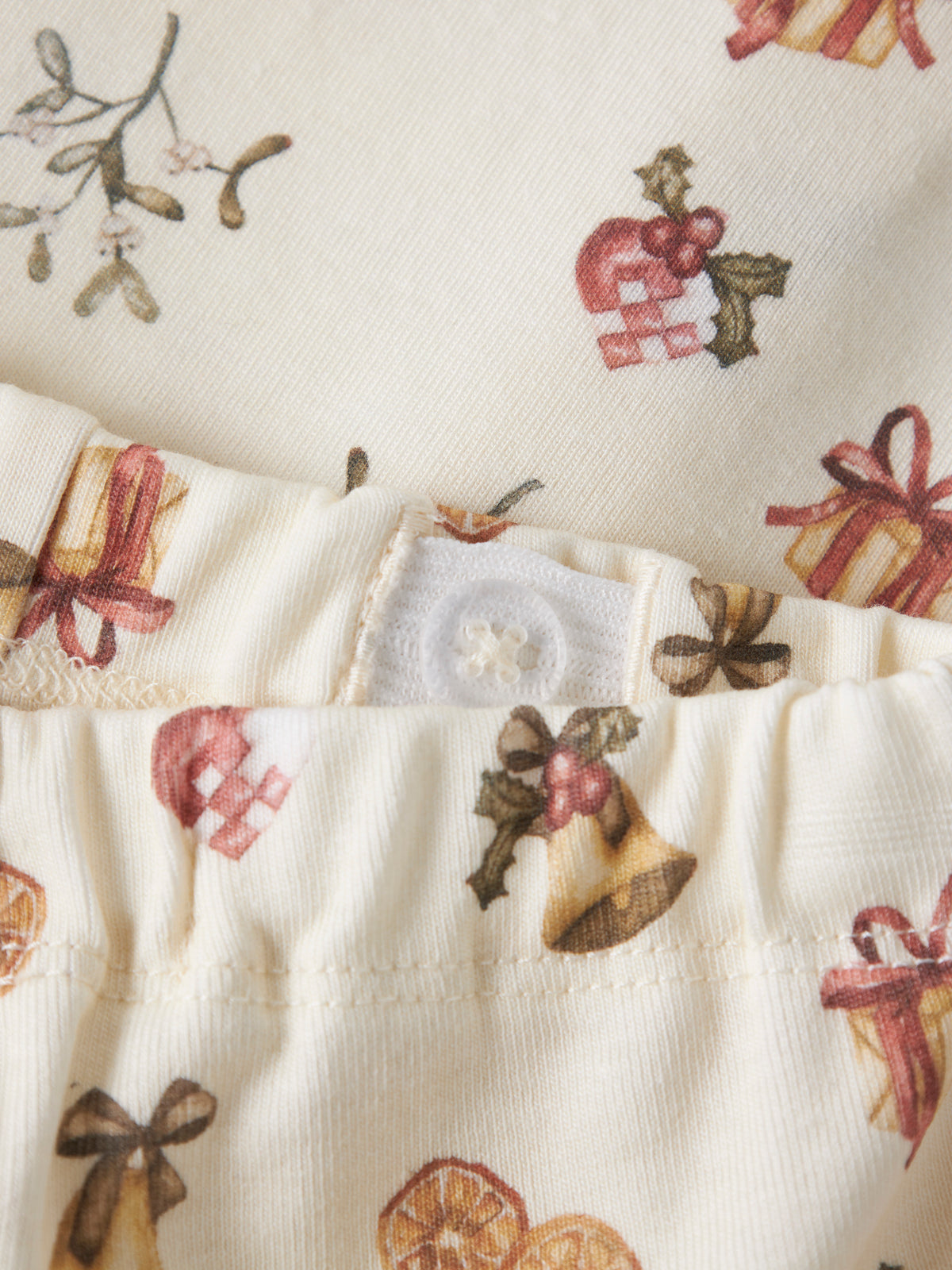 Lil Atelier Layo - Gan Pant - Turtledove / Old Christmas