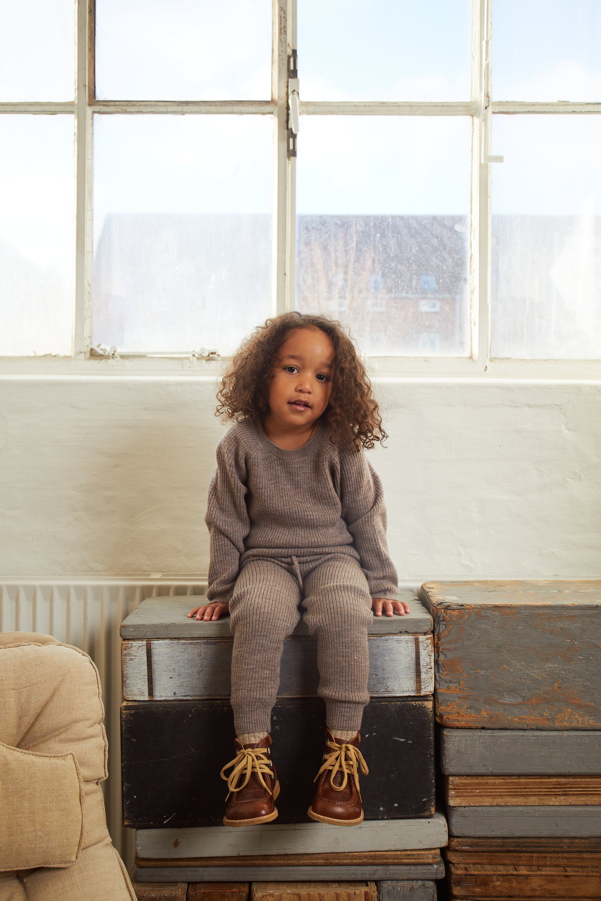 Copenhagen Colors Merino Leggings - Natural Melange