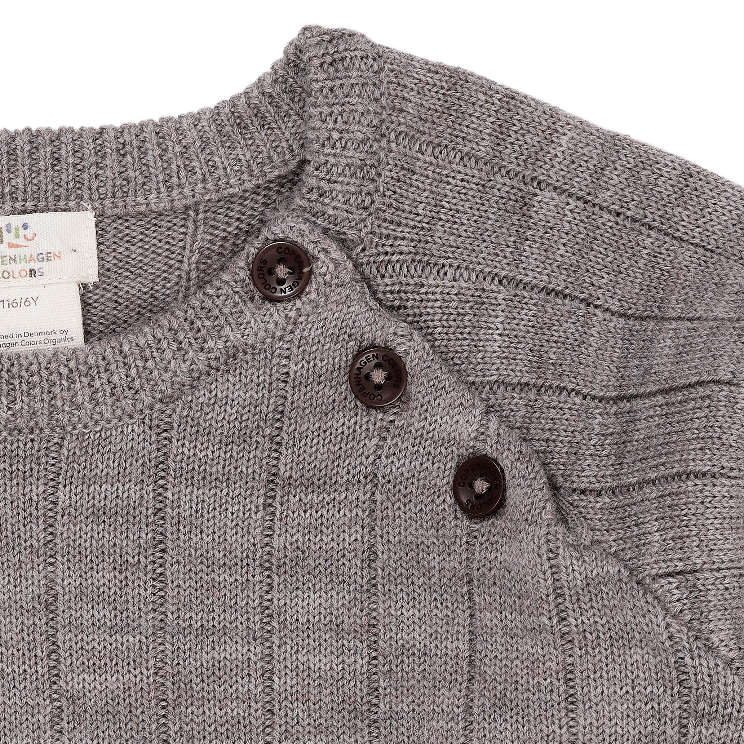Copenhagen Colors Merino Knitted Blouse - Natural Melange