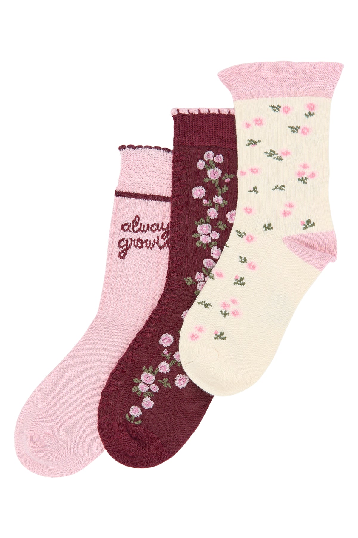 Minipop Marry - Bamboo Socks 3-pack - Huckleberry