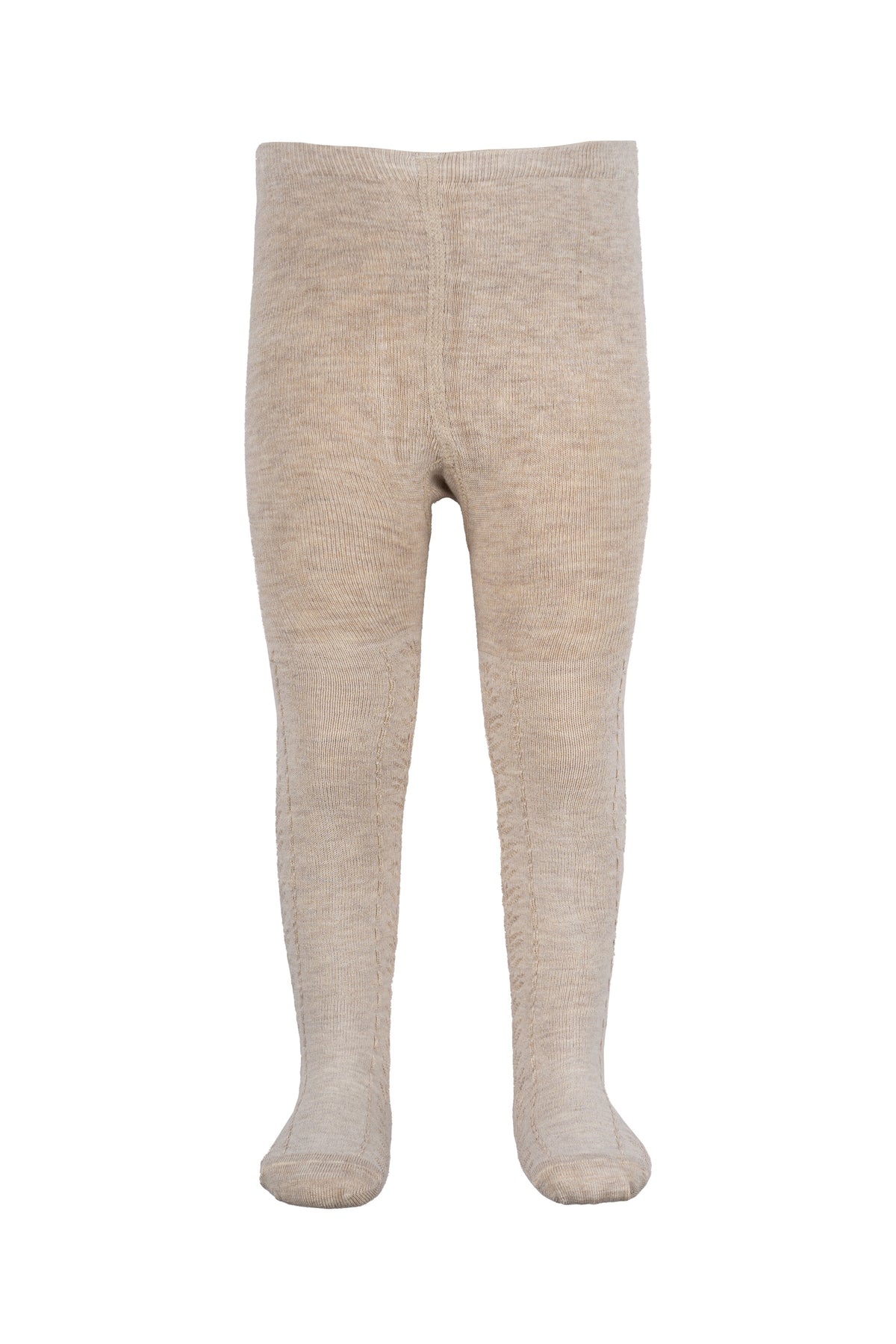 Minipop Bamboo - Tights - Off White Melange