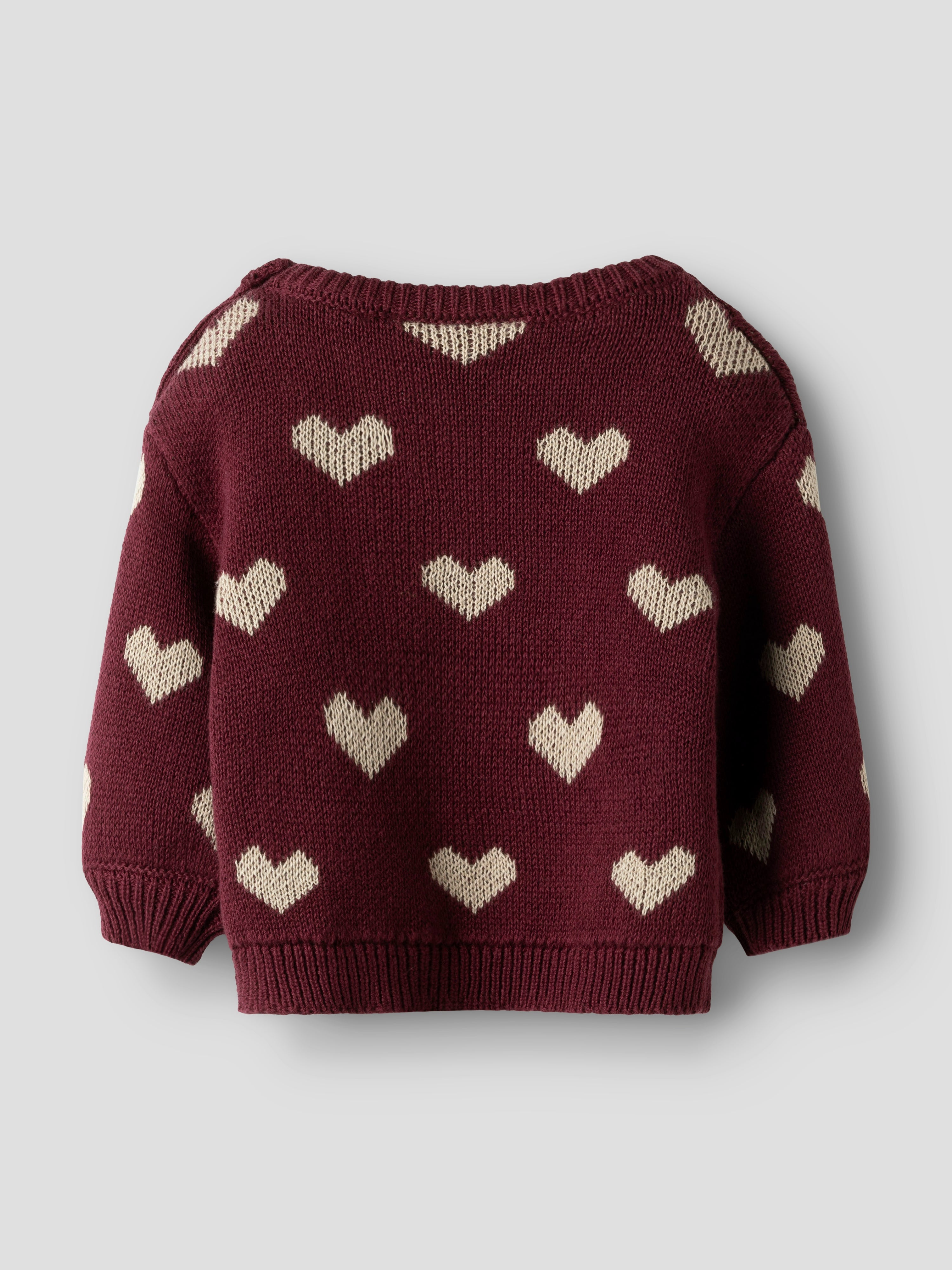Name It Oana LS Knit - Burgundy