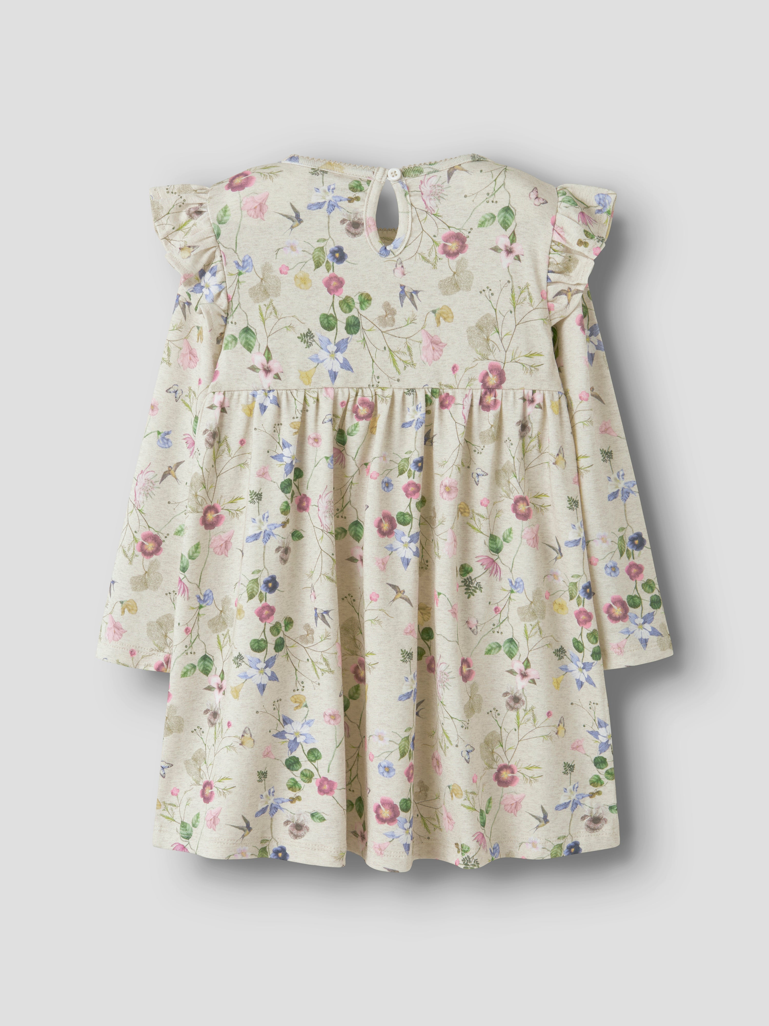 Name It Falca LS Dress - Peyote Melange