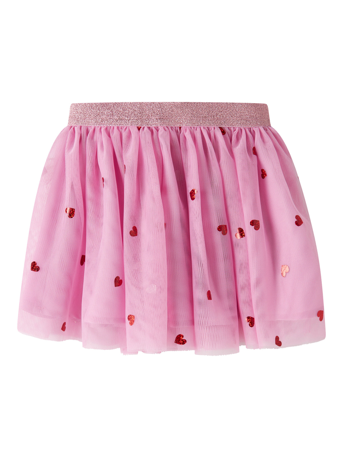 Name It Vabos - Skirt - Full Blooming Pink / Small Heart