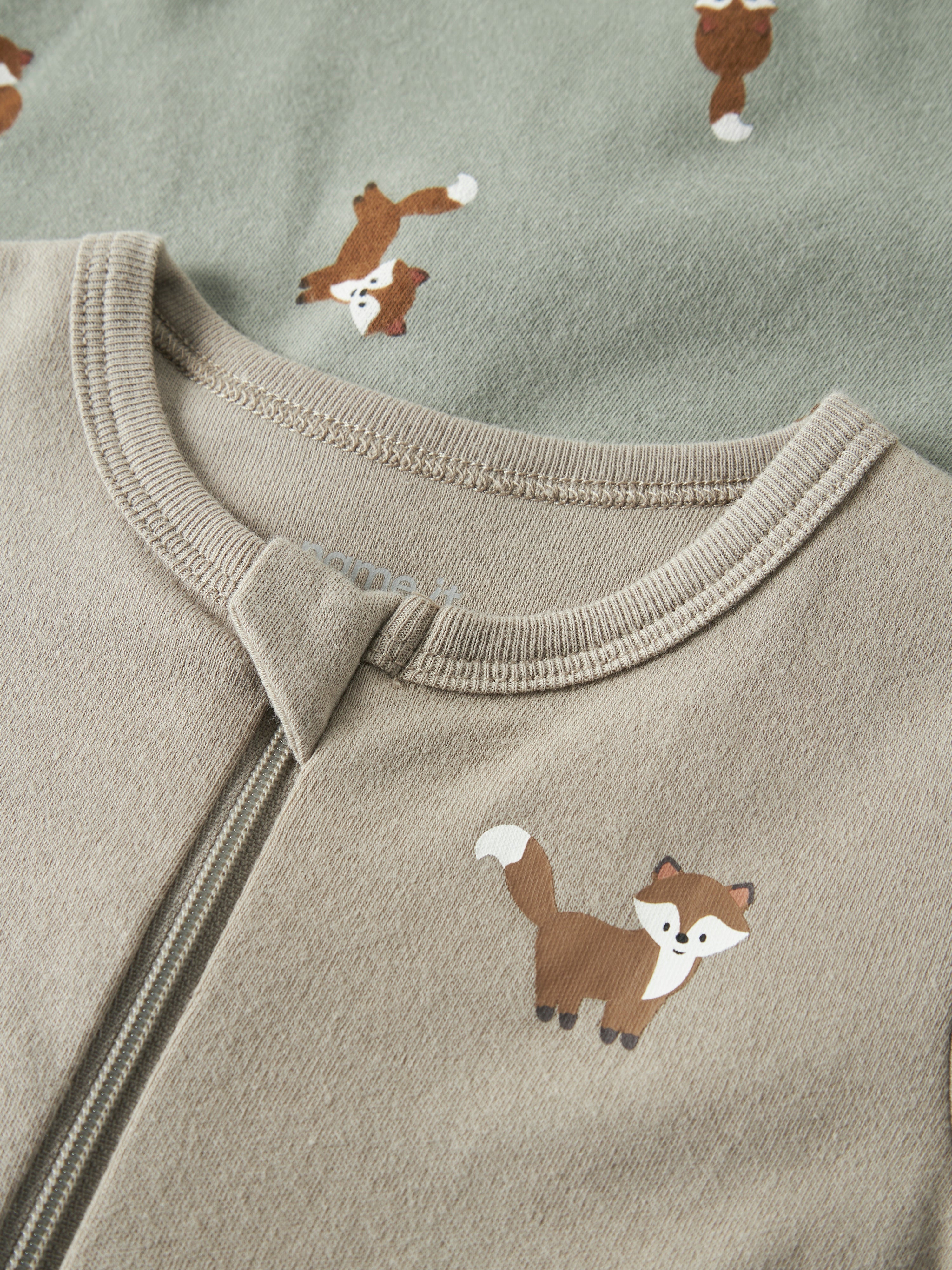 Name It Nightsuit 2 pak Fox - Shadow