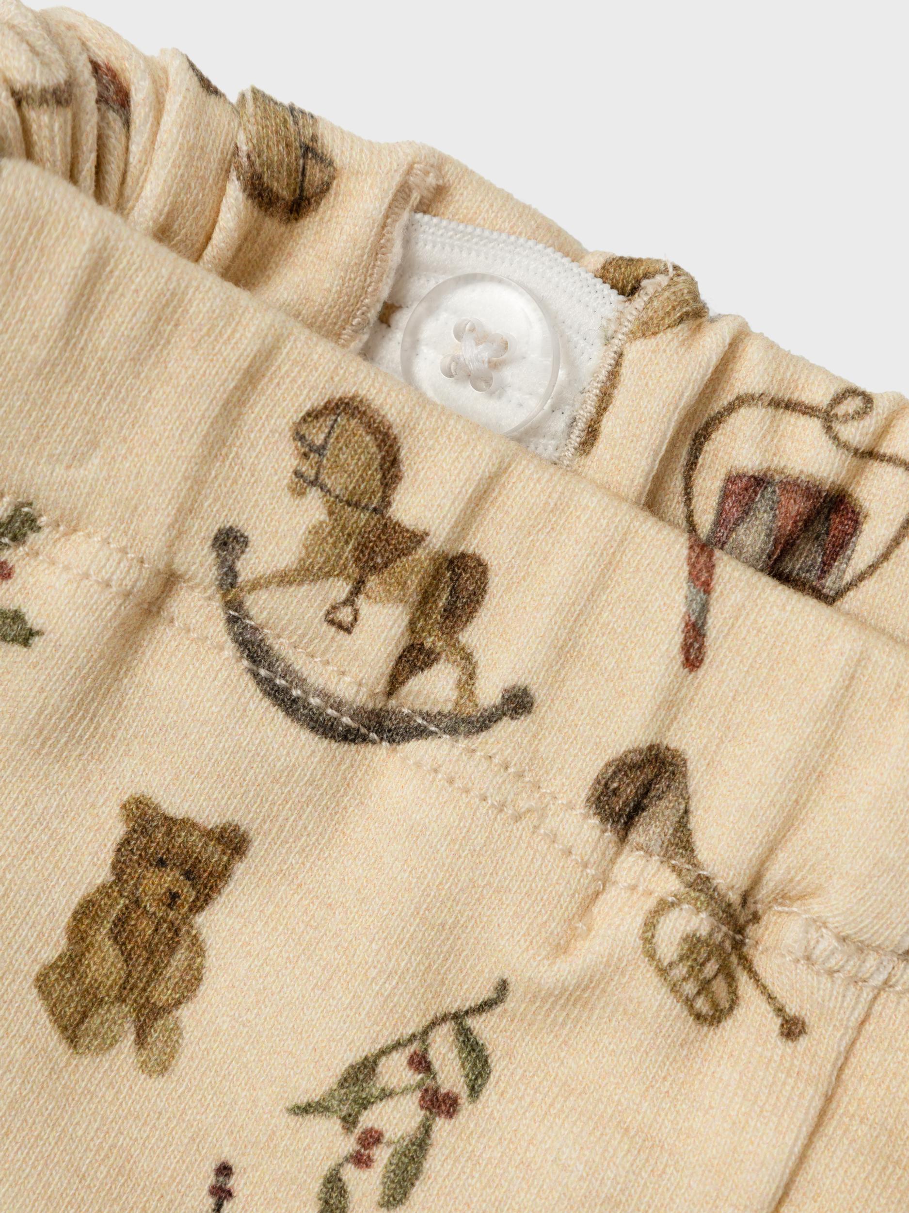 Lil Atelier Gayo Loose Pants - Wood Ash