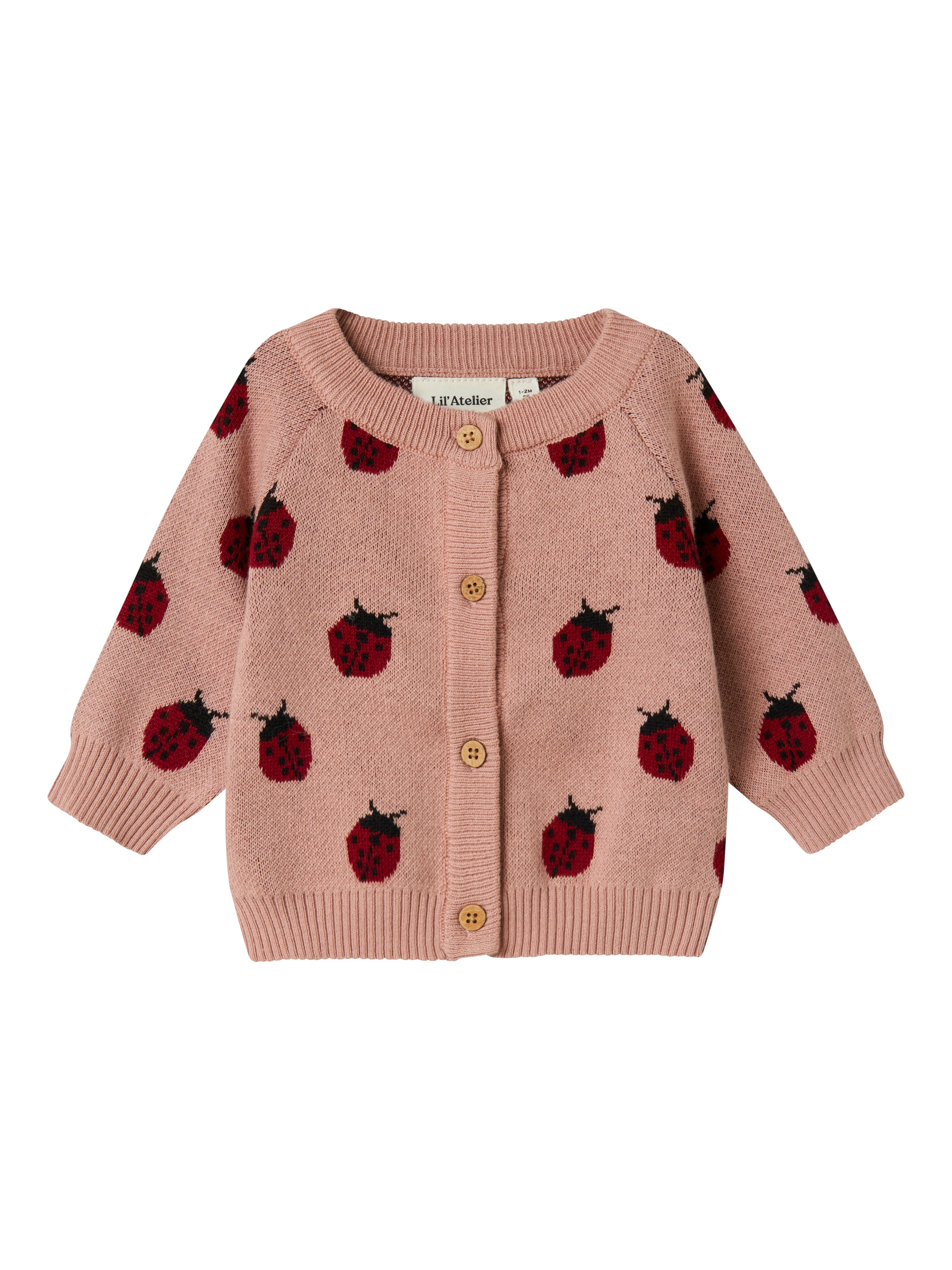 Lil Atelier Lulio Knit Cardigan NOOS - Misty Rose