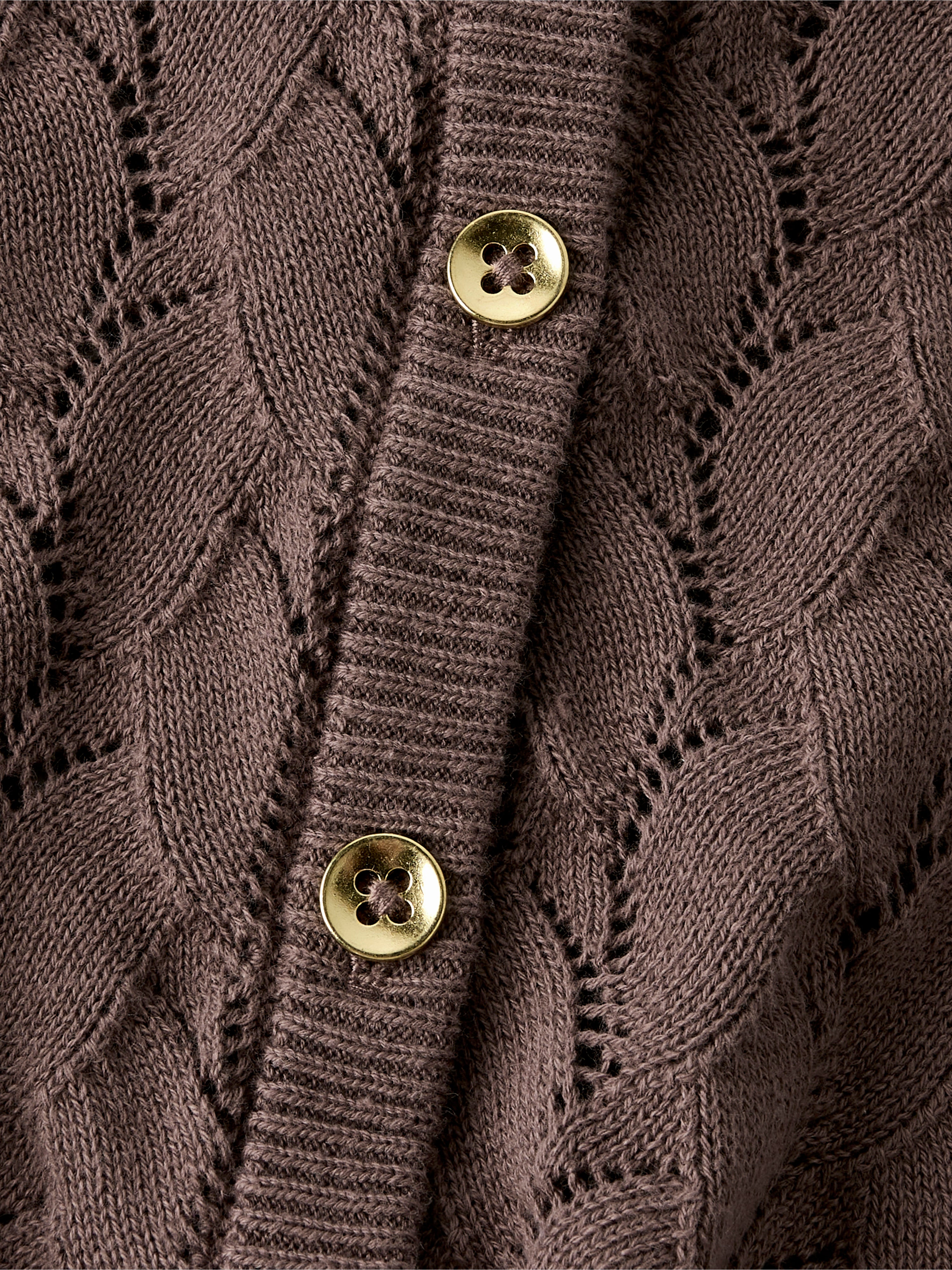 Name It Najsa Knit Cardigan - Peppercorn
