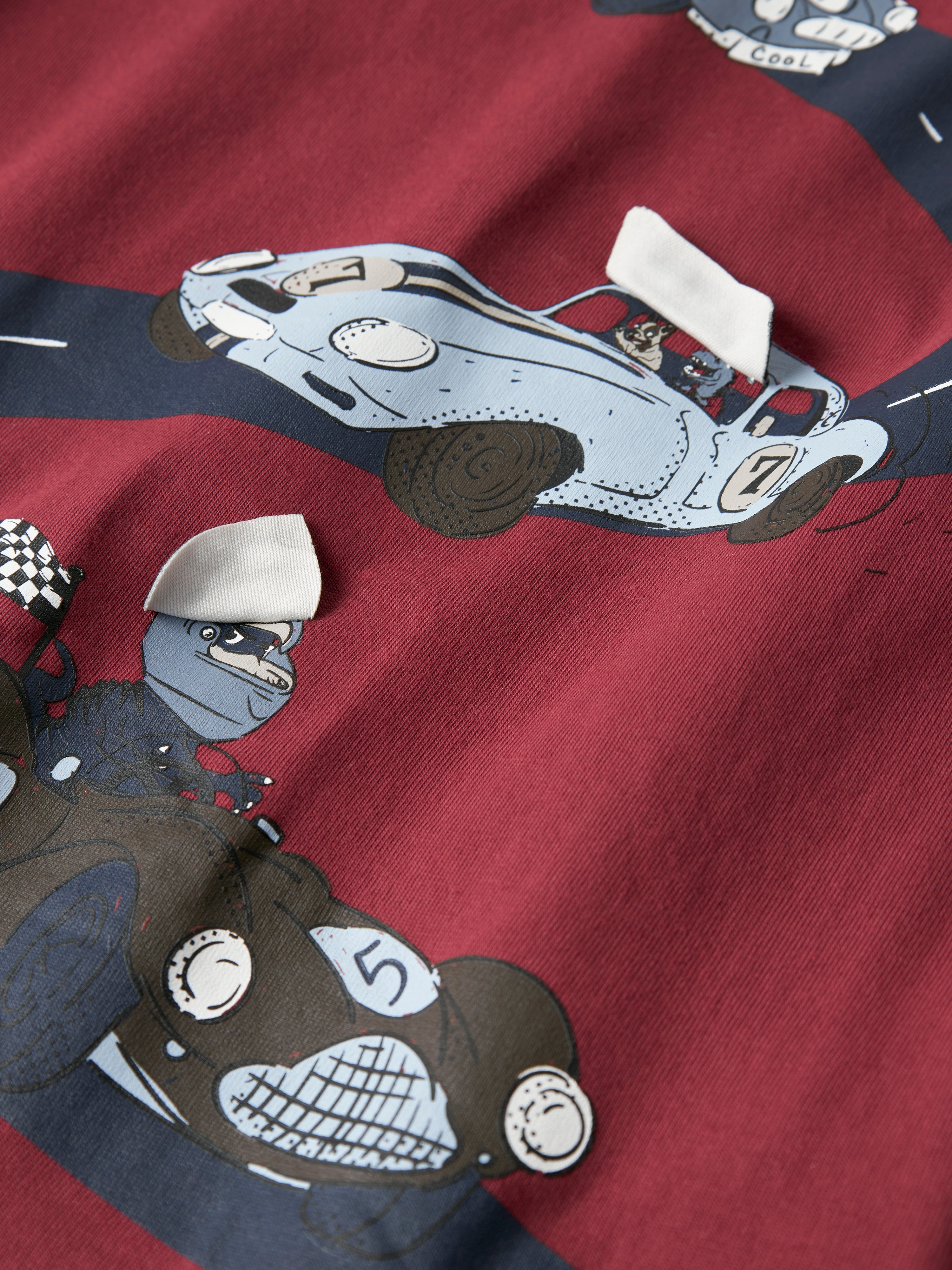 Name It Rolf LS Top - Burnt Russet