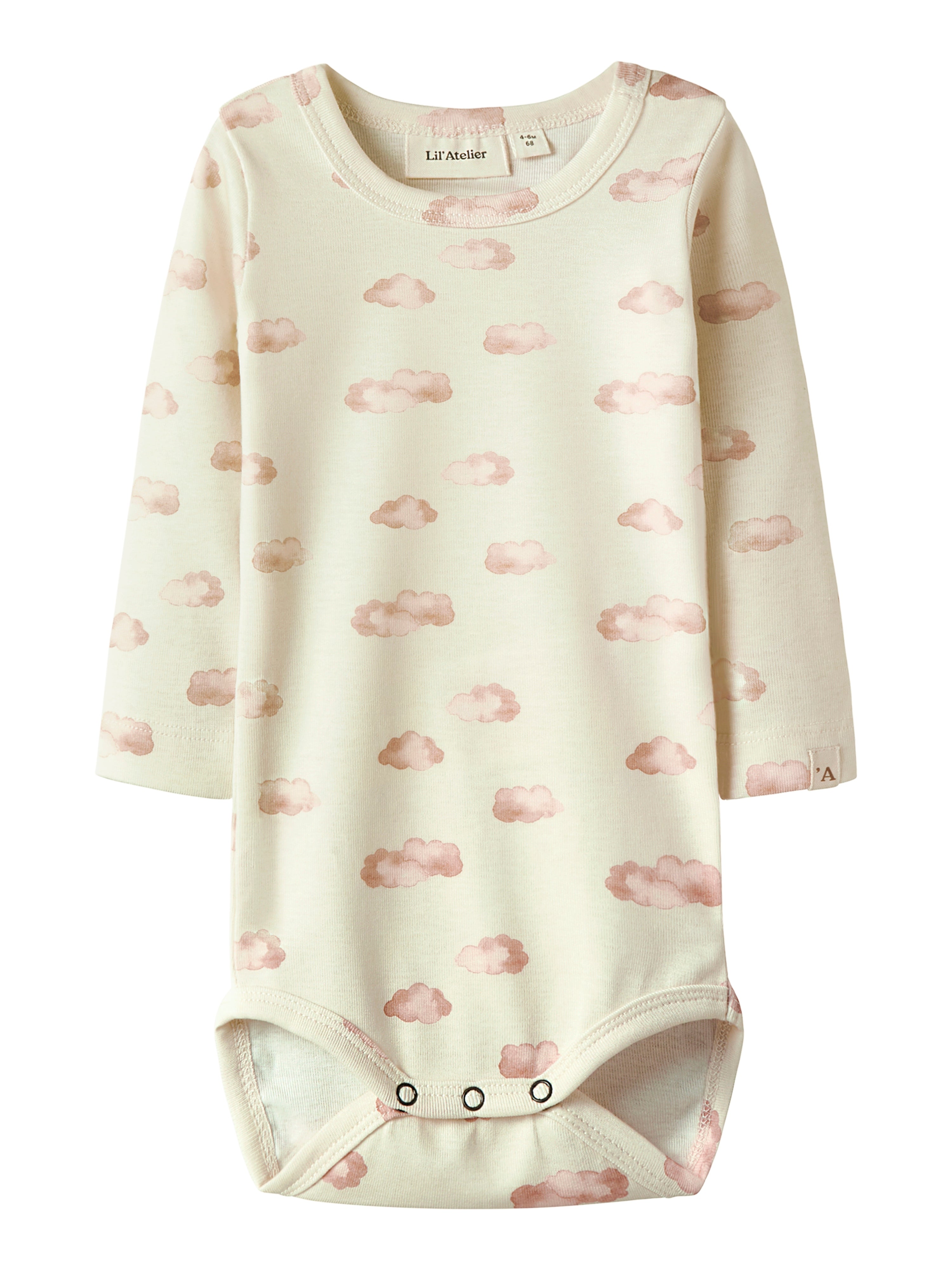 Lil Atelier Layo Kim Body - Turtledove/Pink Cloud