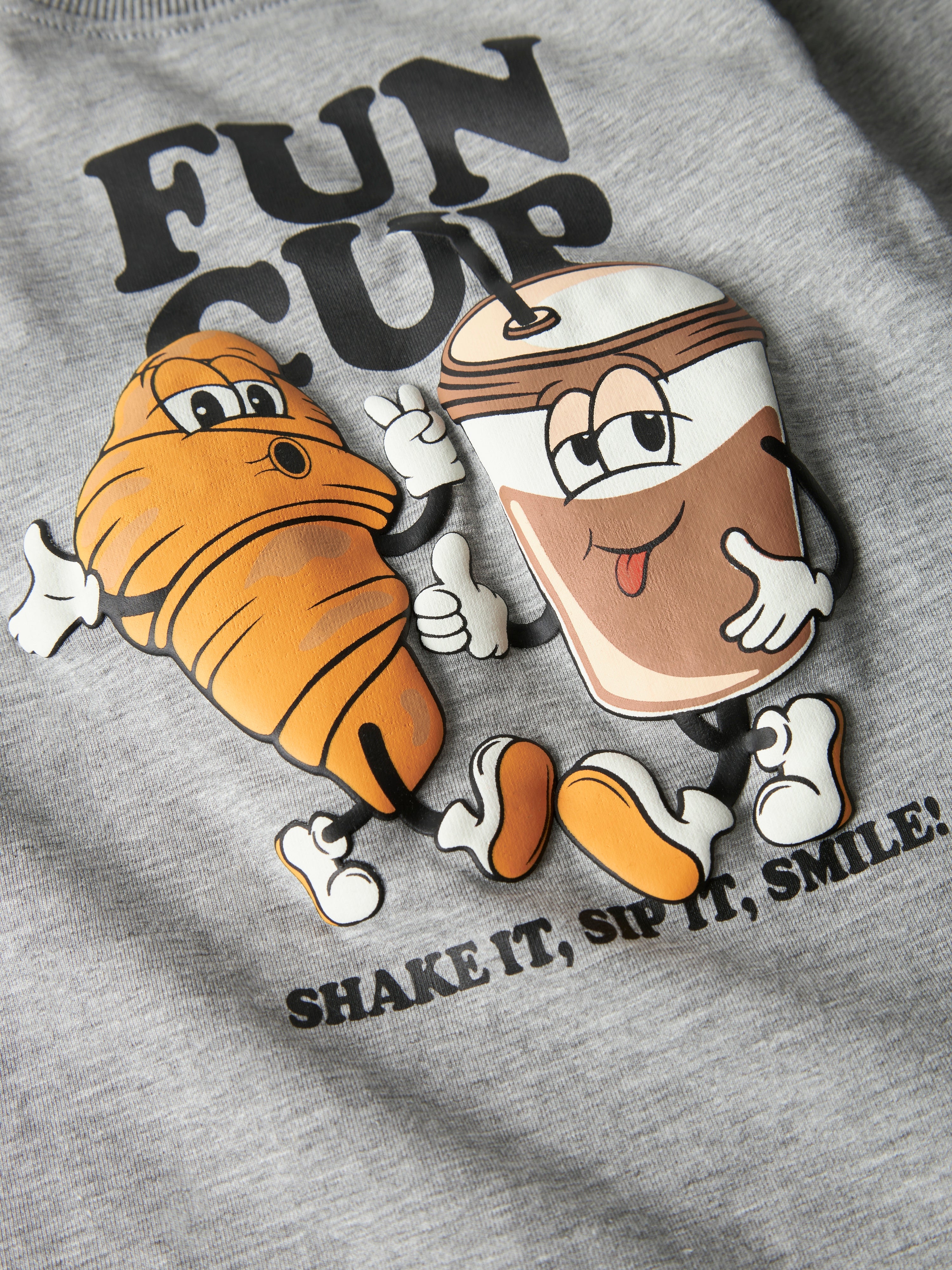 Name It Rasmus LS Top - Grey Melange