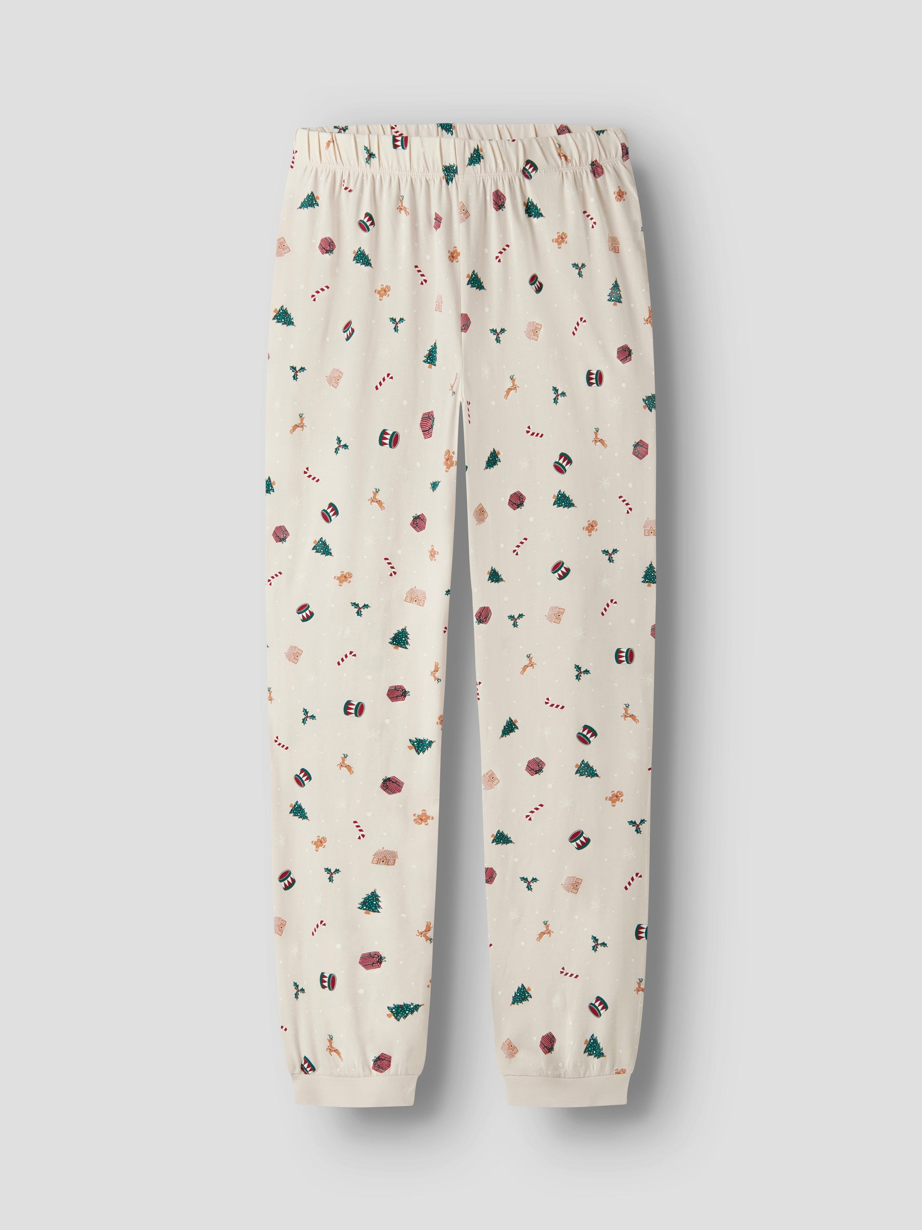 Name It Vismas Natsæt - Whitecap Gray/Xmas