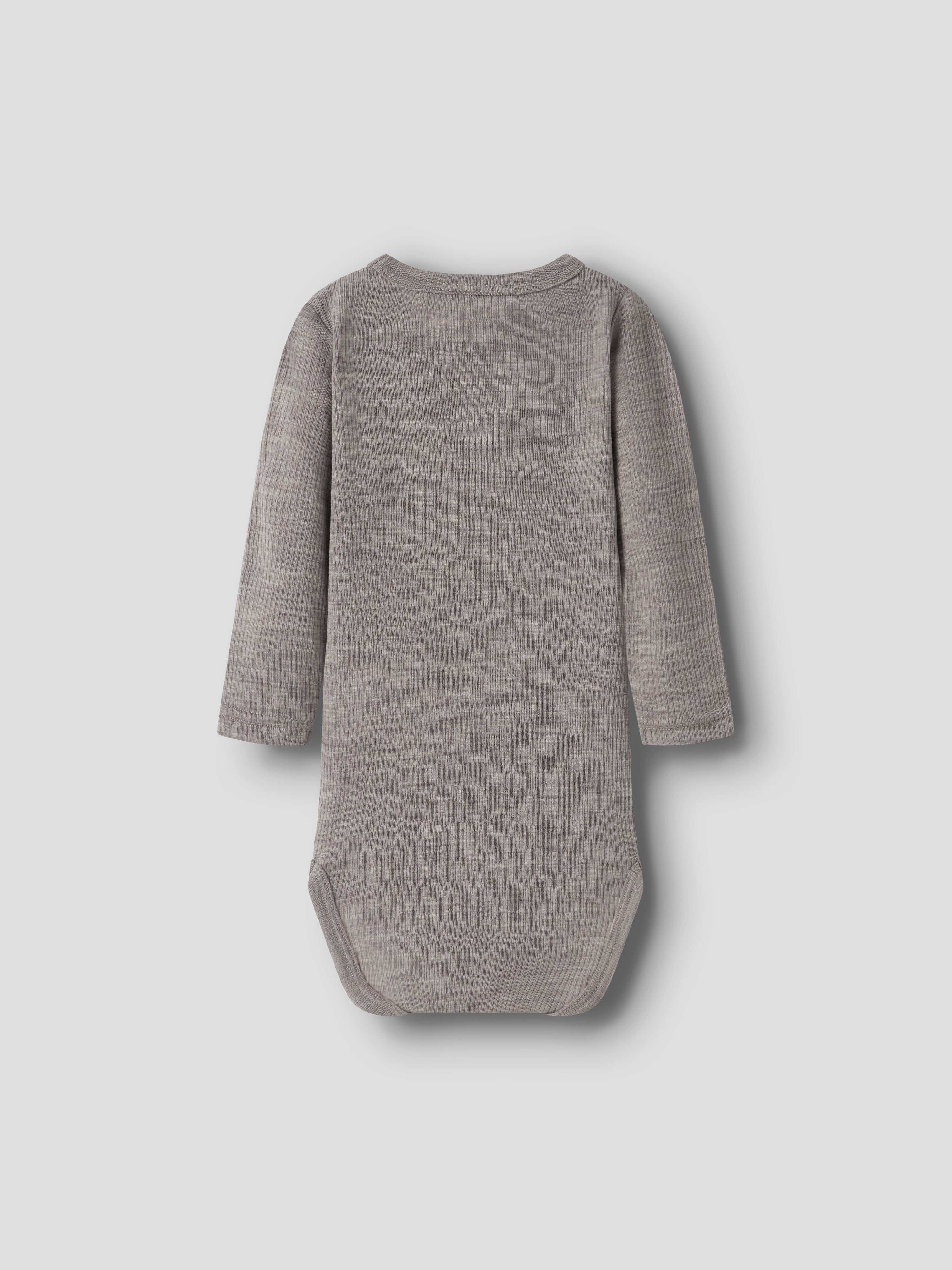 Name It Wax - Wool Rib LS Body - Satellite
