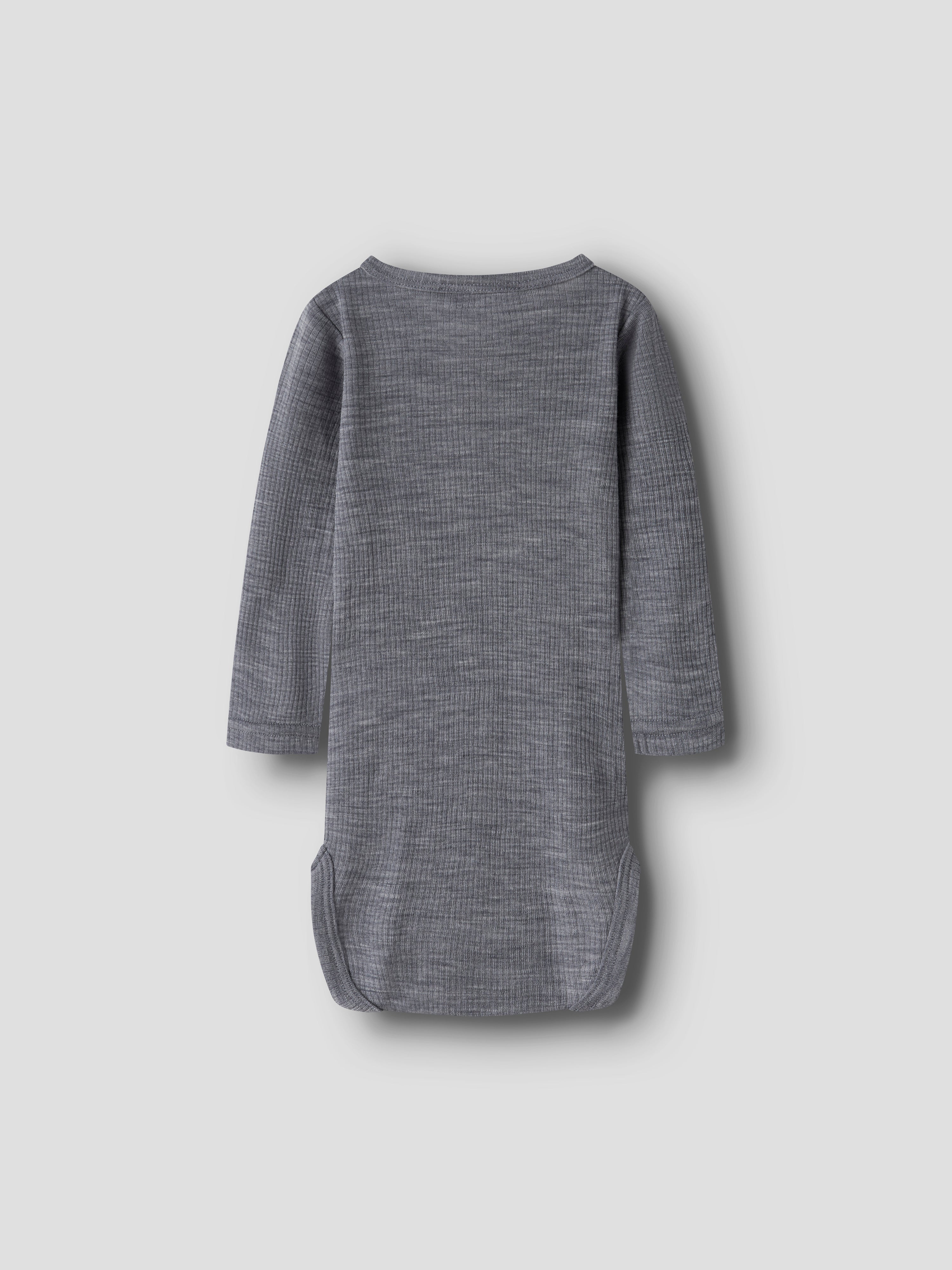 Name It Wax - Wool Rib LS Body - Folkstone Gray