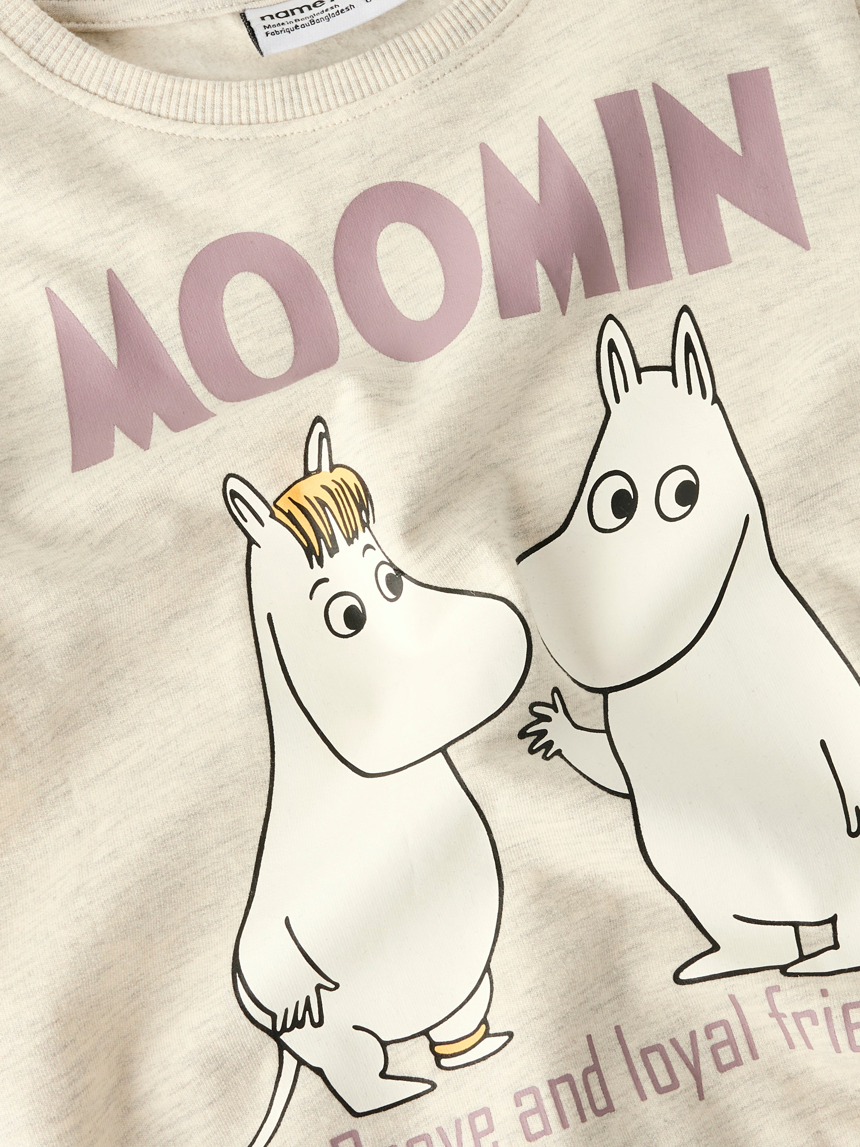 Name It Sloli Moomin Sweat Shirt - Peyote Melange