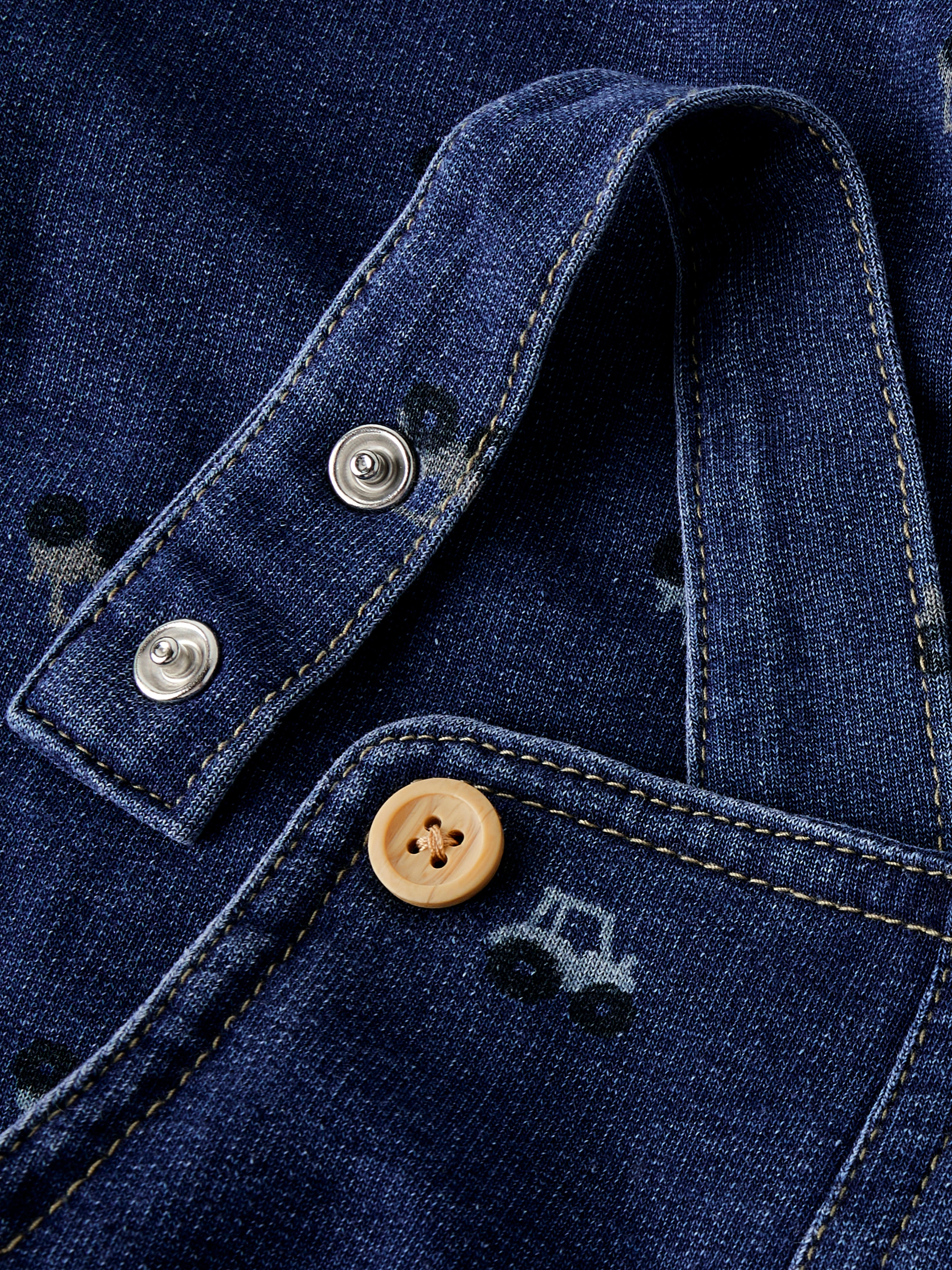 Name It Barrel - Sweat Denim Overall - Dark Blue Denim