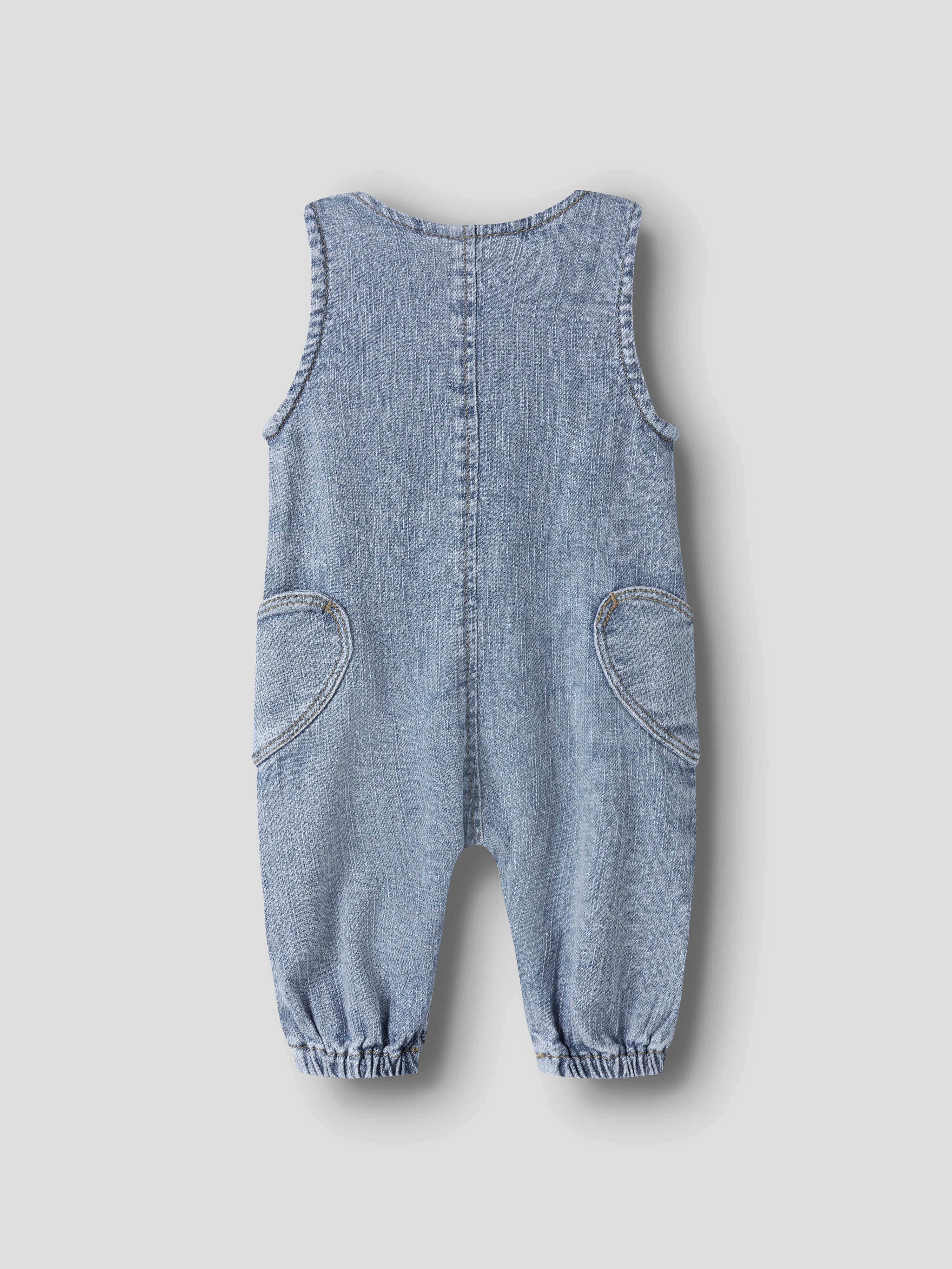Name It Emmaline - Loose Denim Overall - Denim Blue