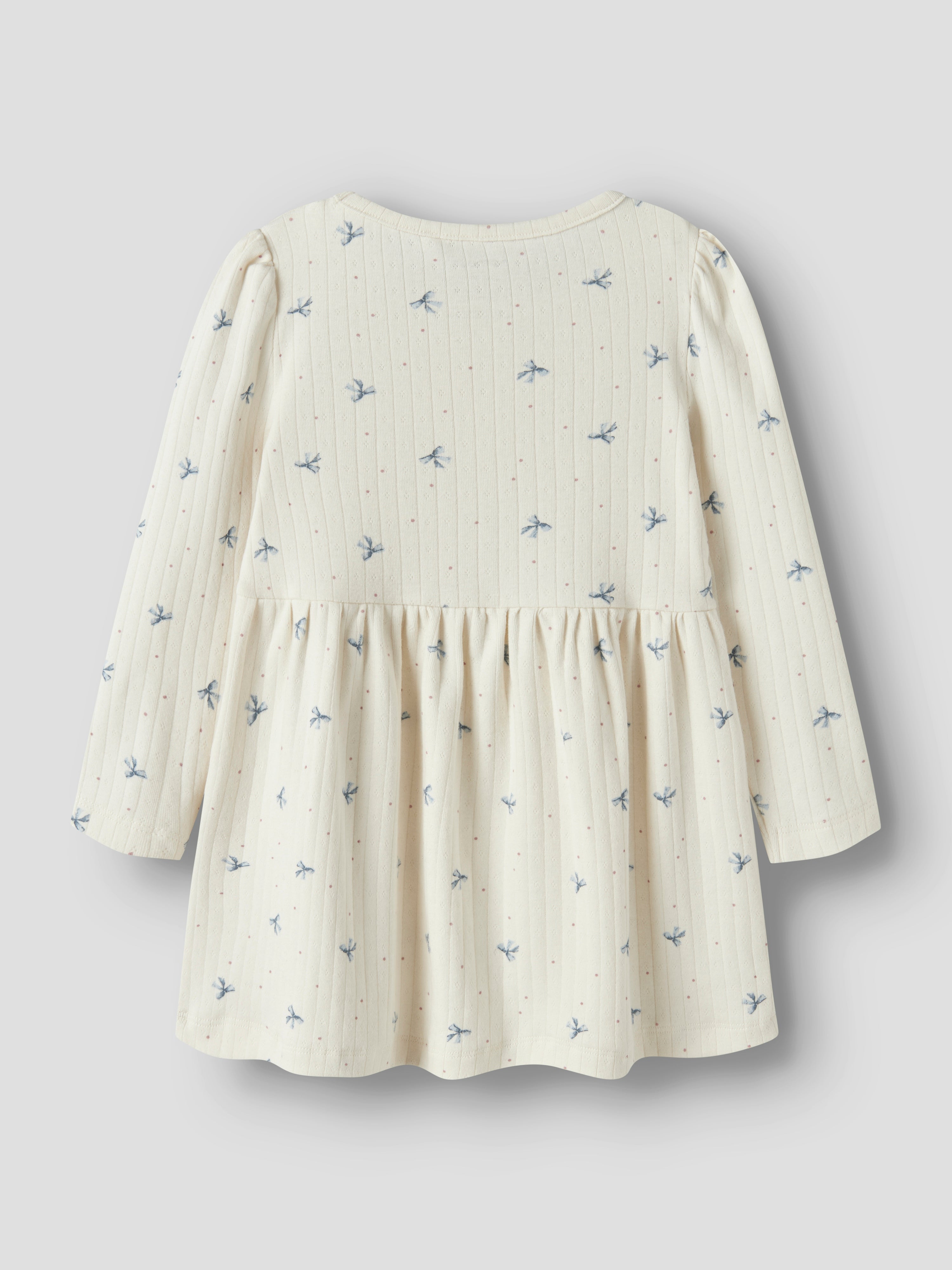 Name It Kathlen - LS Dress - Antique White