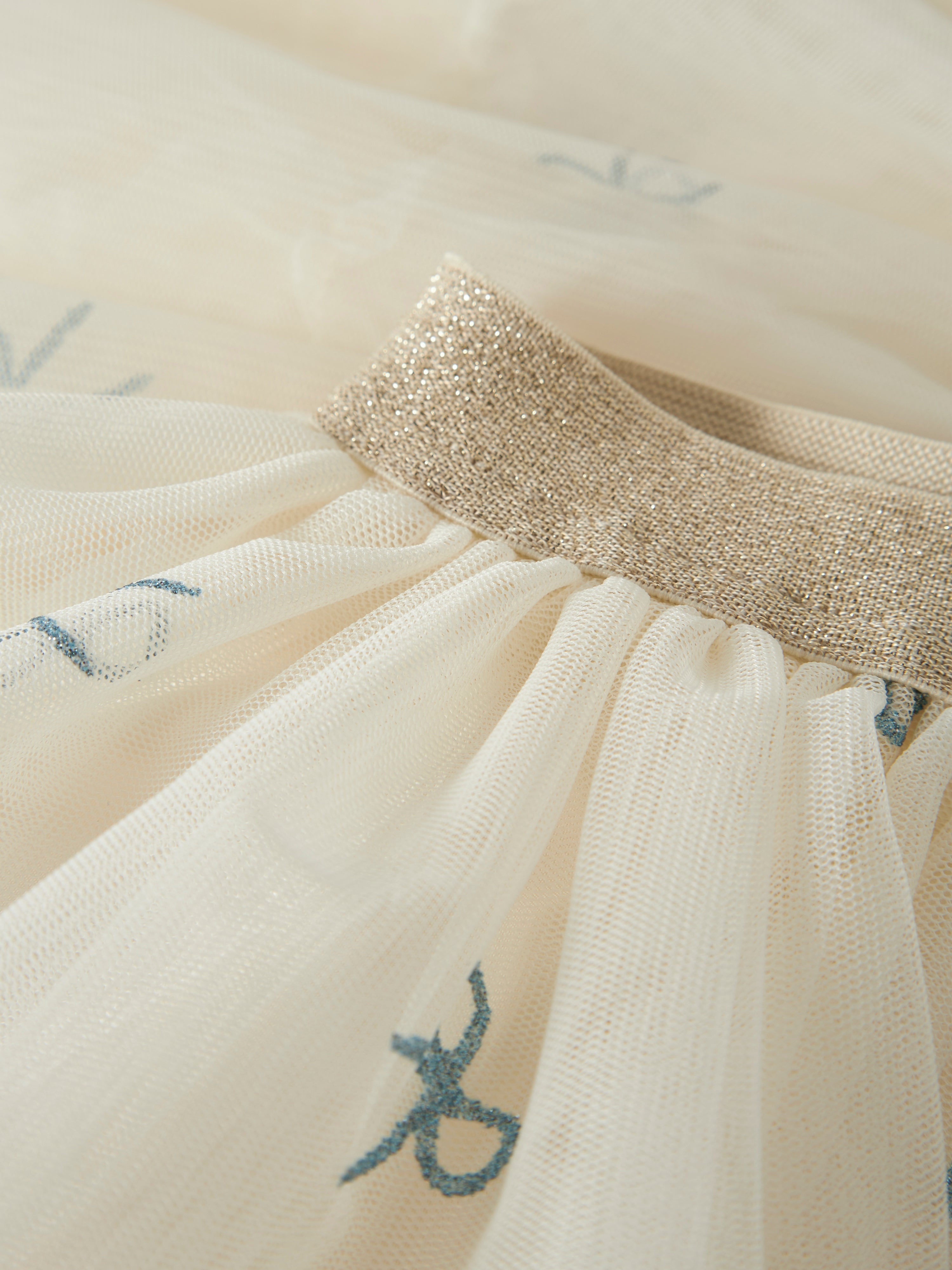 Name It Kira - Tulle Skirt - Antique White/Vintage Indigo