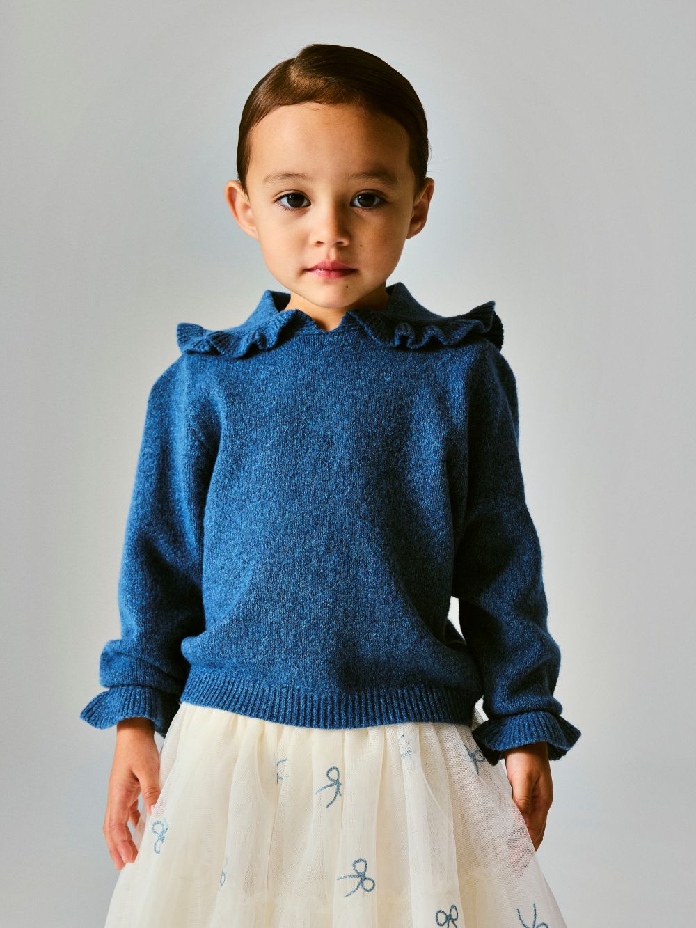 Name It Kirstena - LS Knit - Vintage Indigo