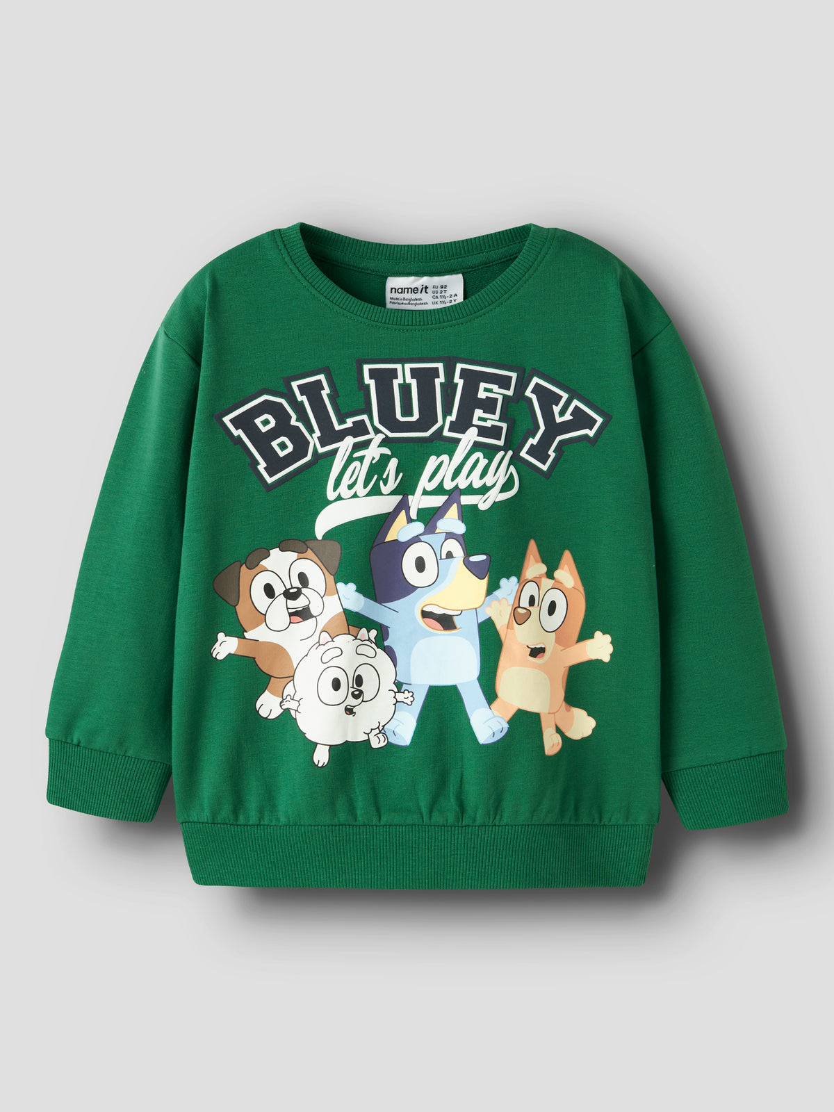 Name It Just Bluey - Reg. Sweat - Verdant Green