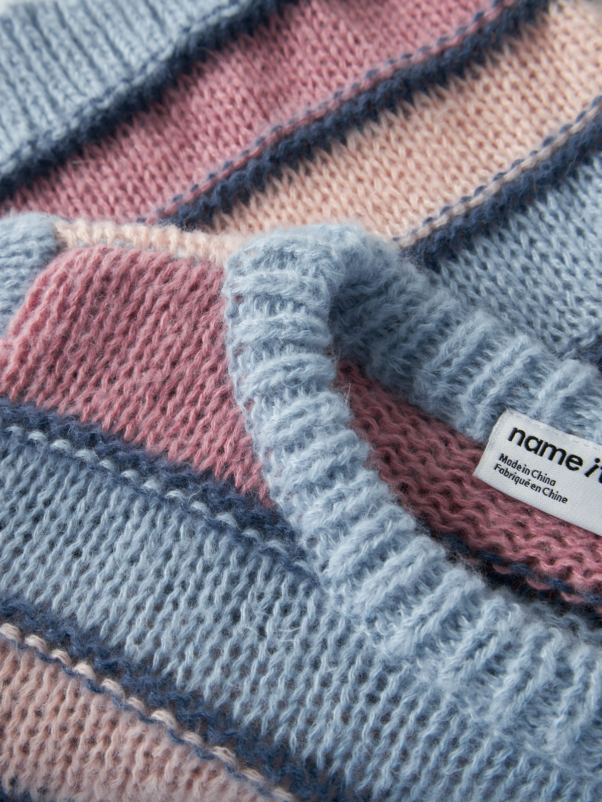 Name It Lernort - LS Knit - Subdued Blue