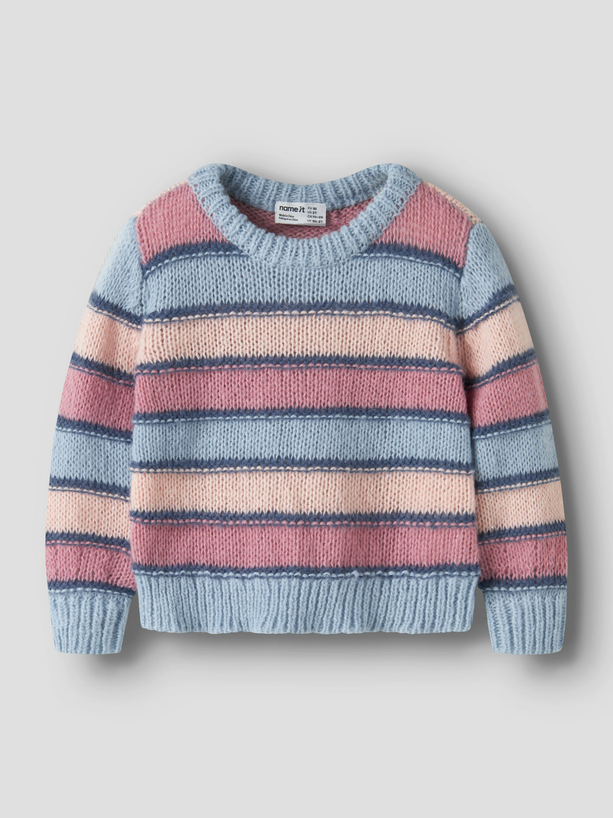 Name It Lernort - LS Knit - Subdued Blue