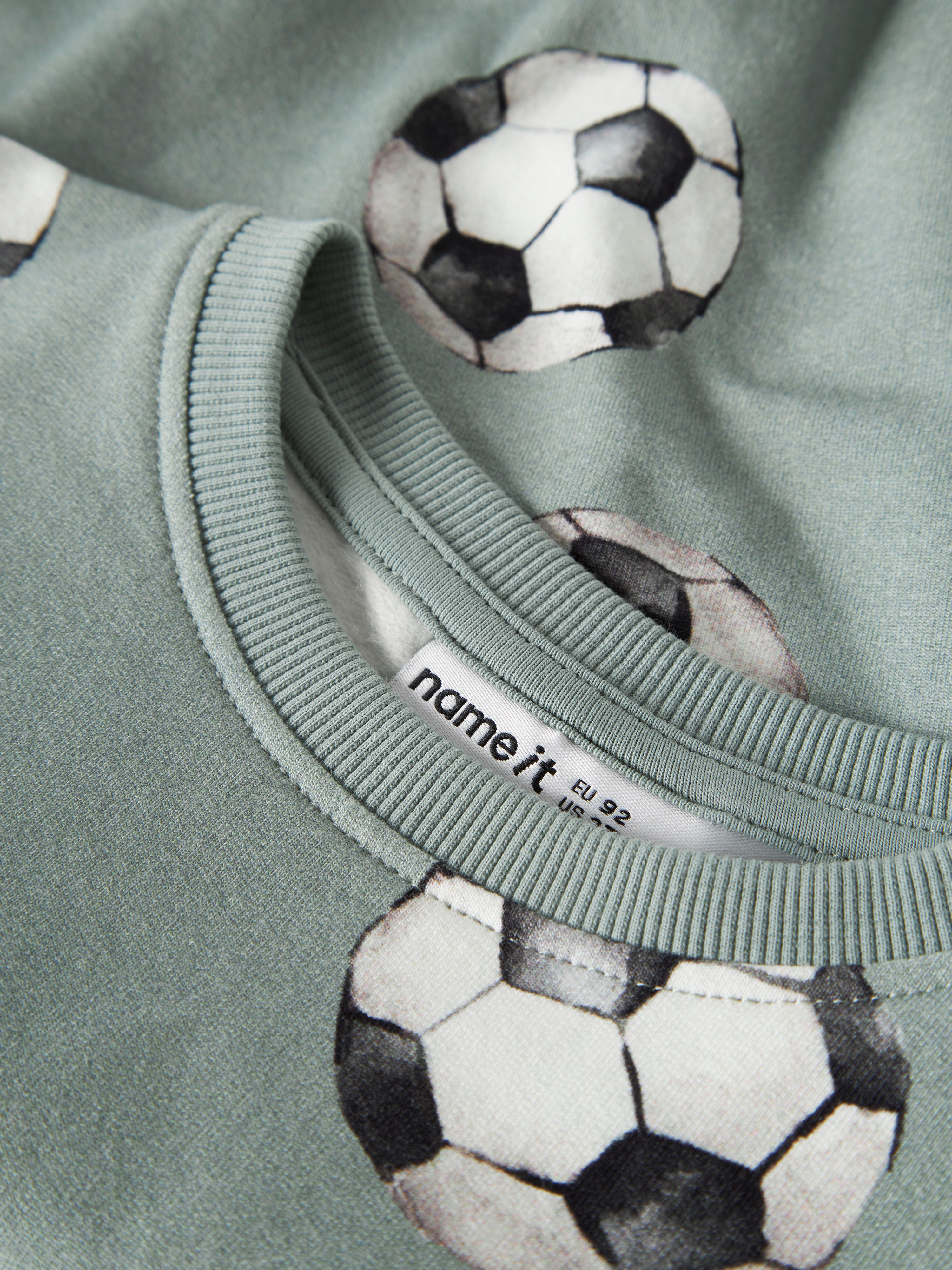 Name It Louie - LS Sweatshirt - Green Milieu