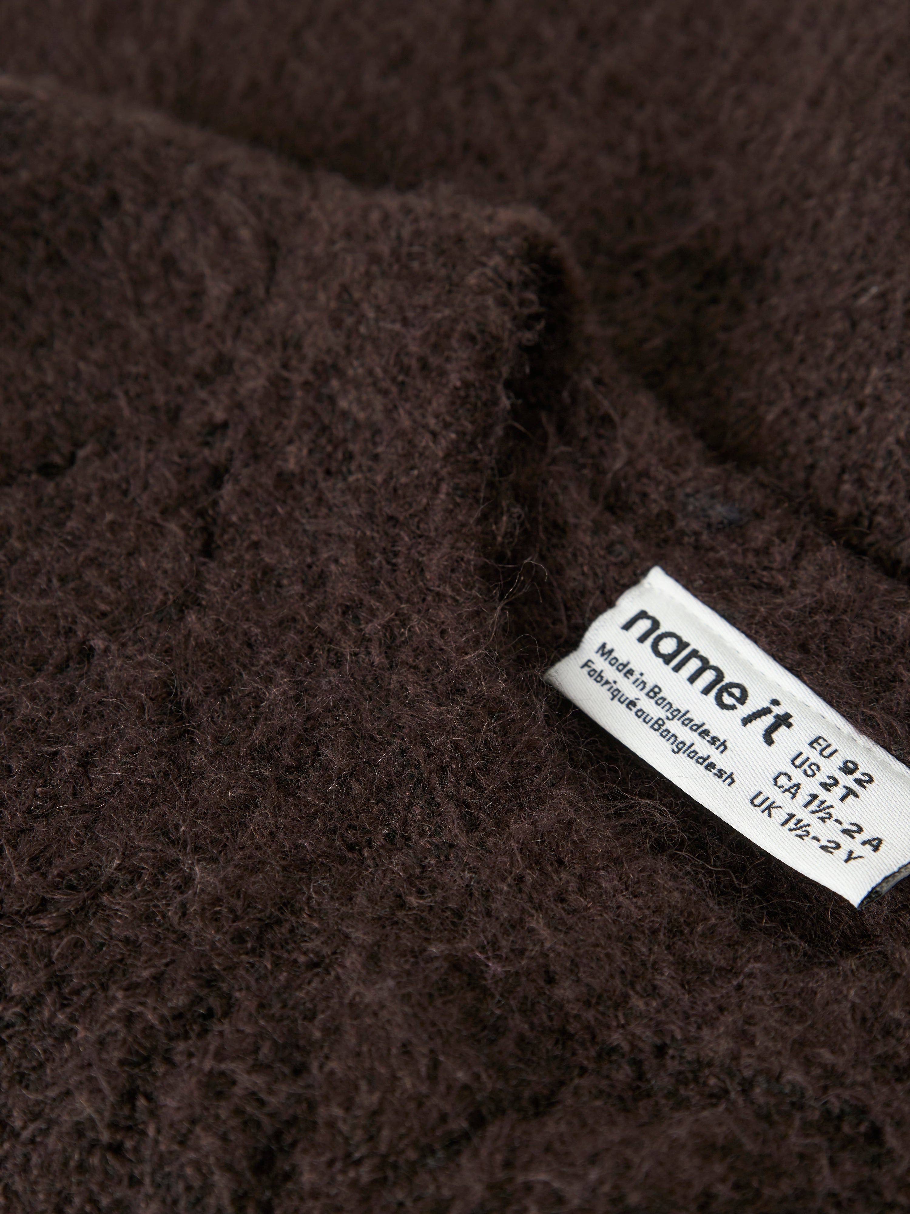 Name It - Lea Knit Vest - Chocolate Plum