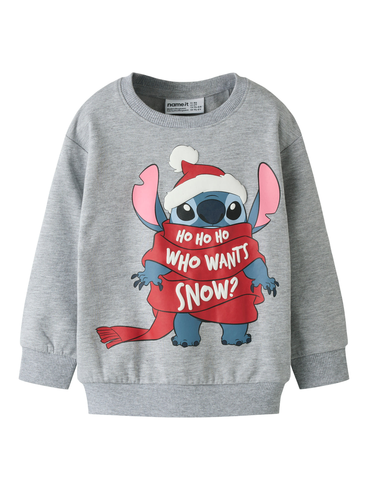 Name It Syrena - Stitch Sweat - Grey Melange
