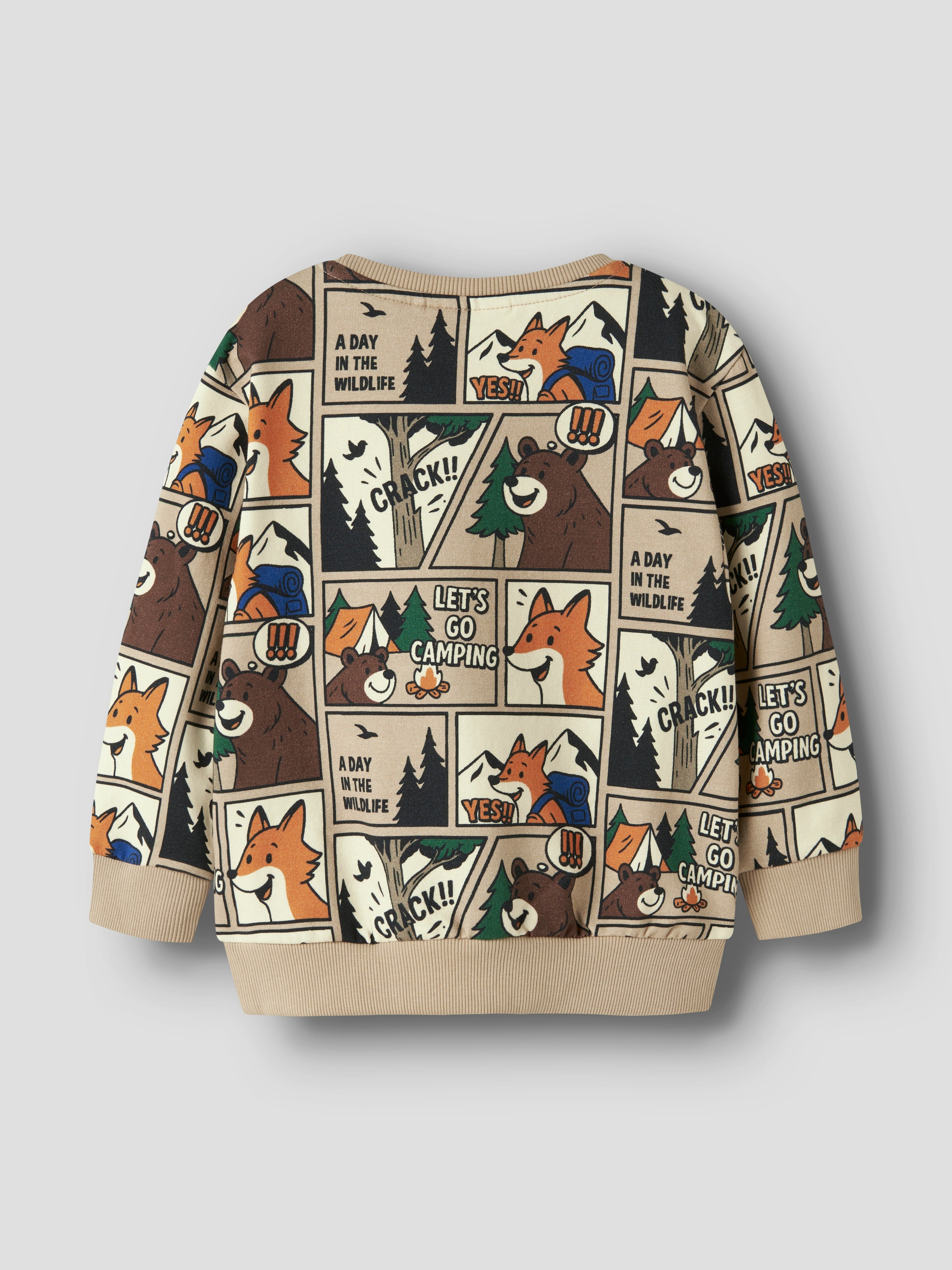 Name It - Oswaldy LS Sweat - Sesame