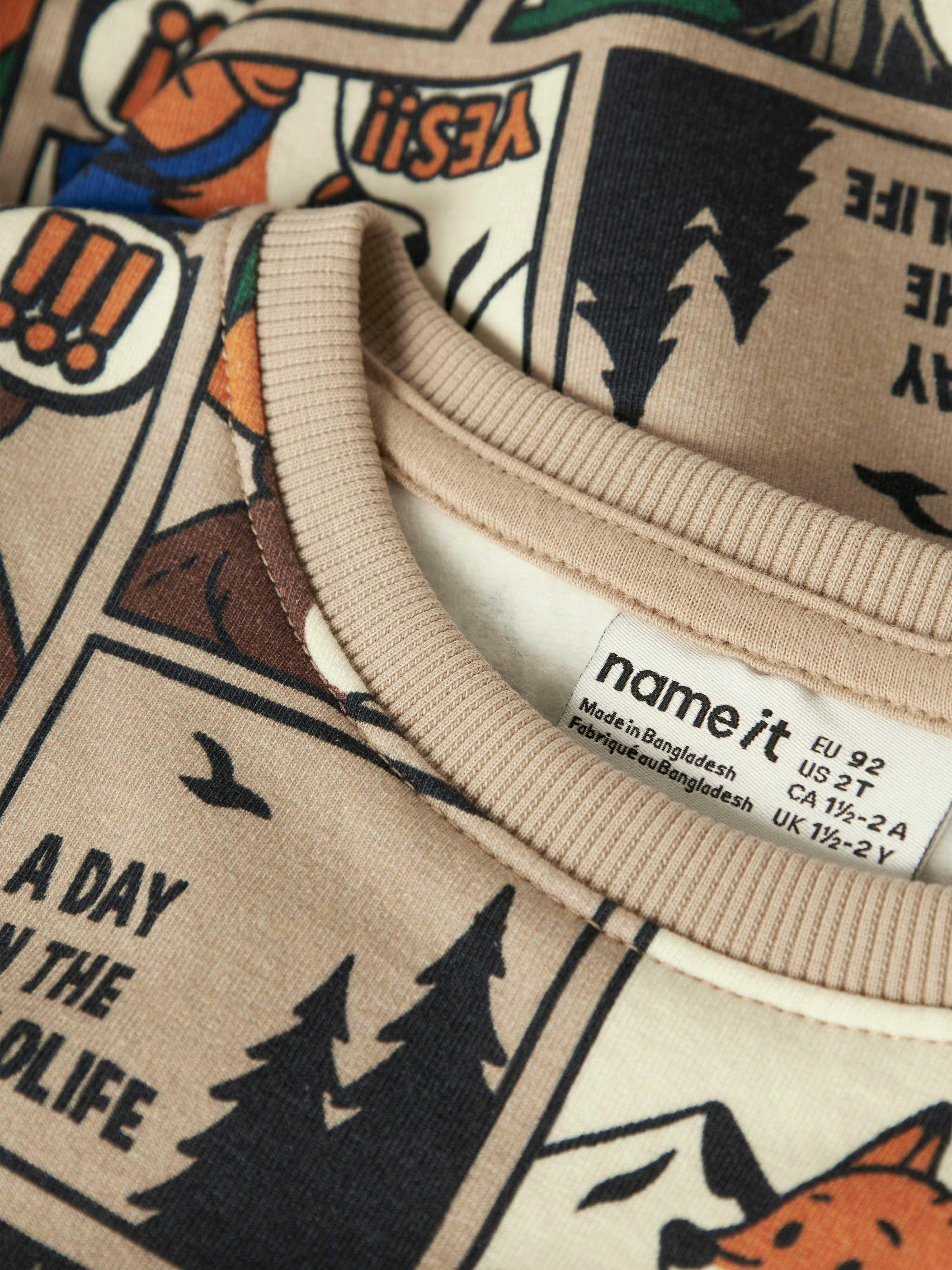 Name It - Oswaldy LS Sweat - Sesame