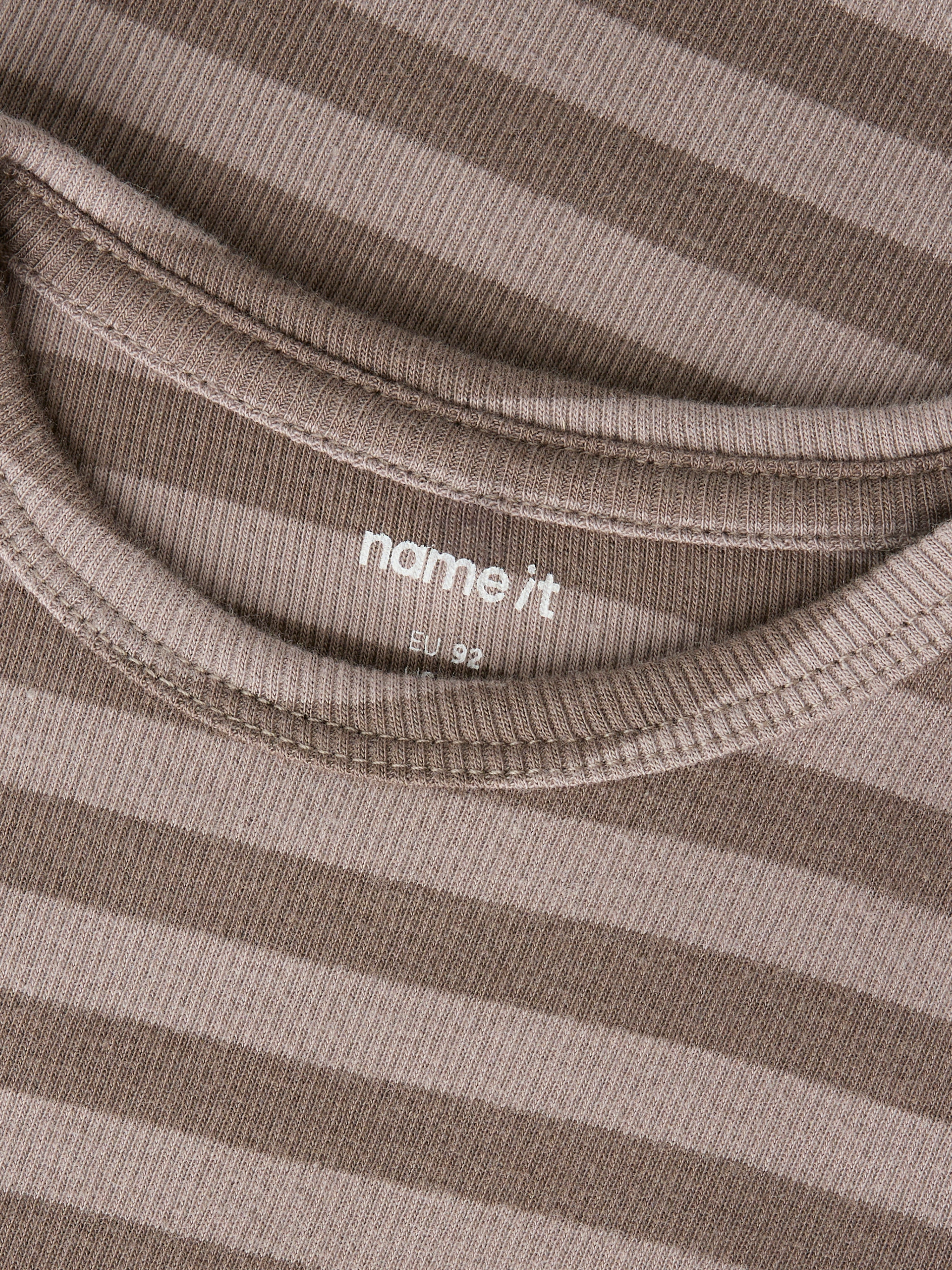 Name It Banio - Ls Shirt Noos - Morel/Satellite