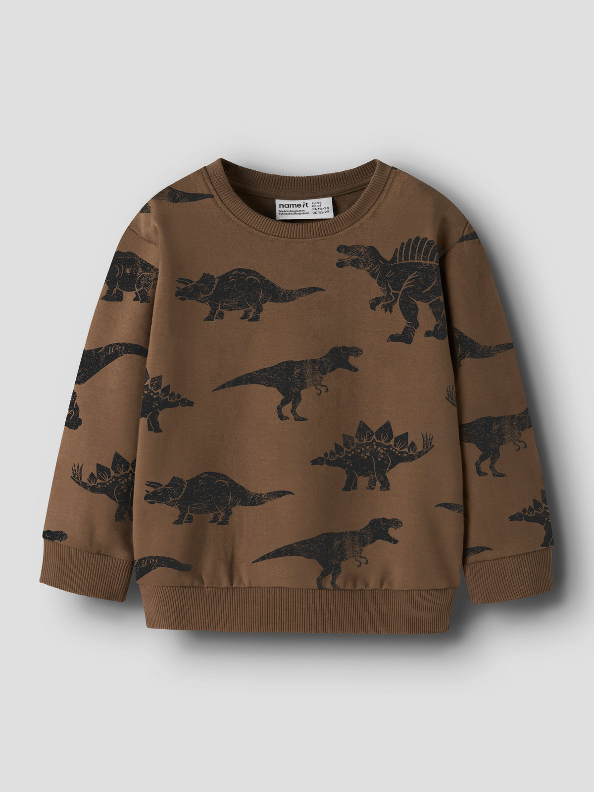 Name It Riva - LS Sweat - Sepia