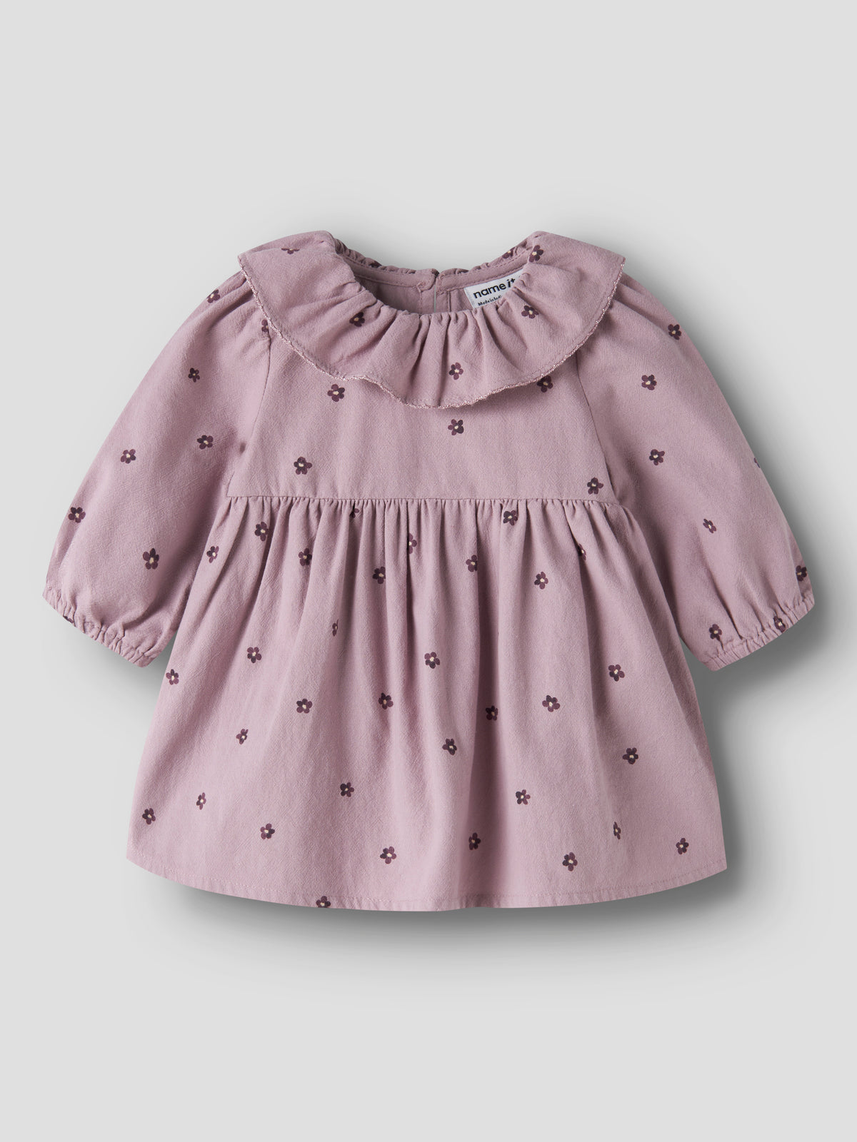 Name It Ryme - LS Dress - Mauve Shadows