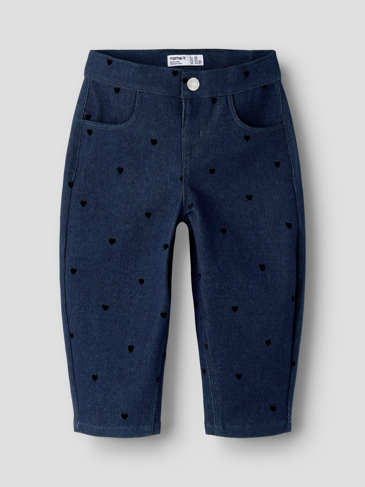Name It Bella - Barrel Jeans 4780 - Dark Blue Denim